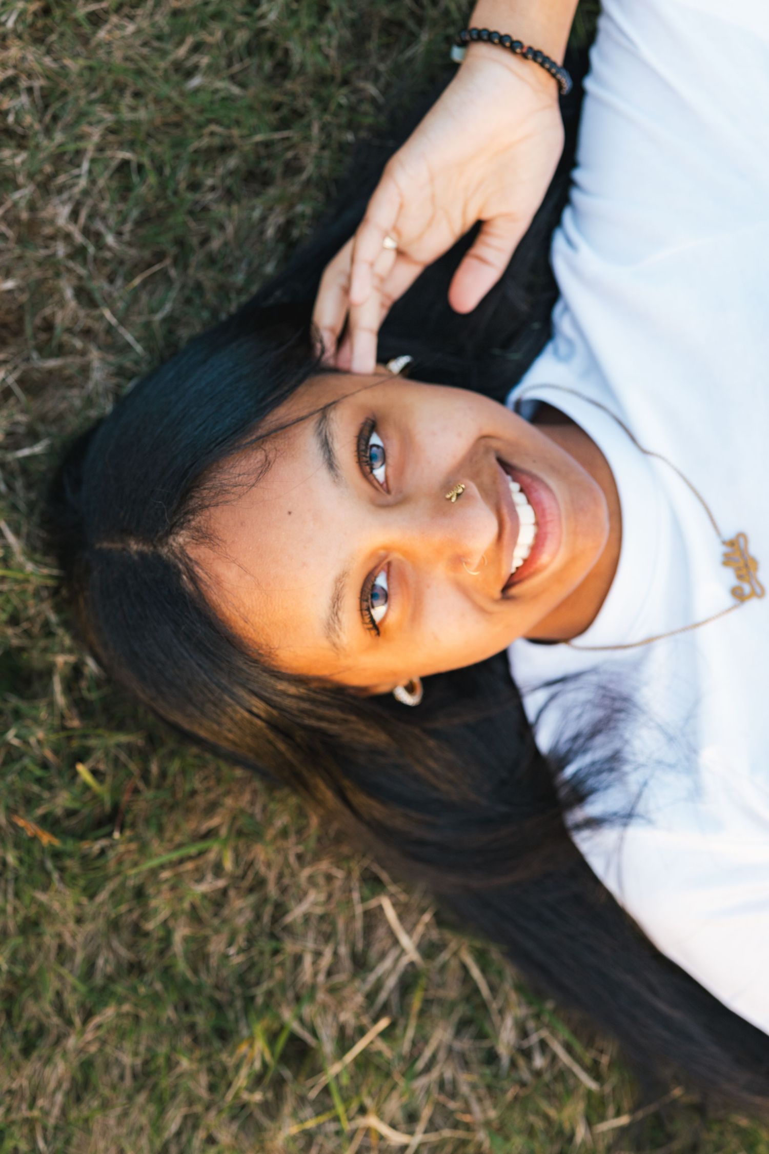 Senior photo at golden hour in Everett, Wa. Senior portrait