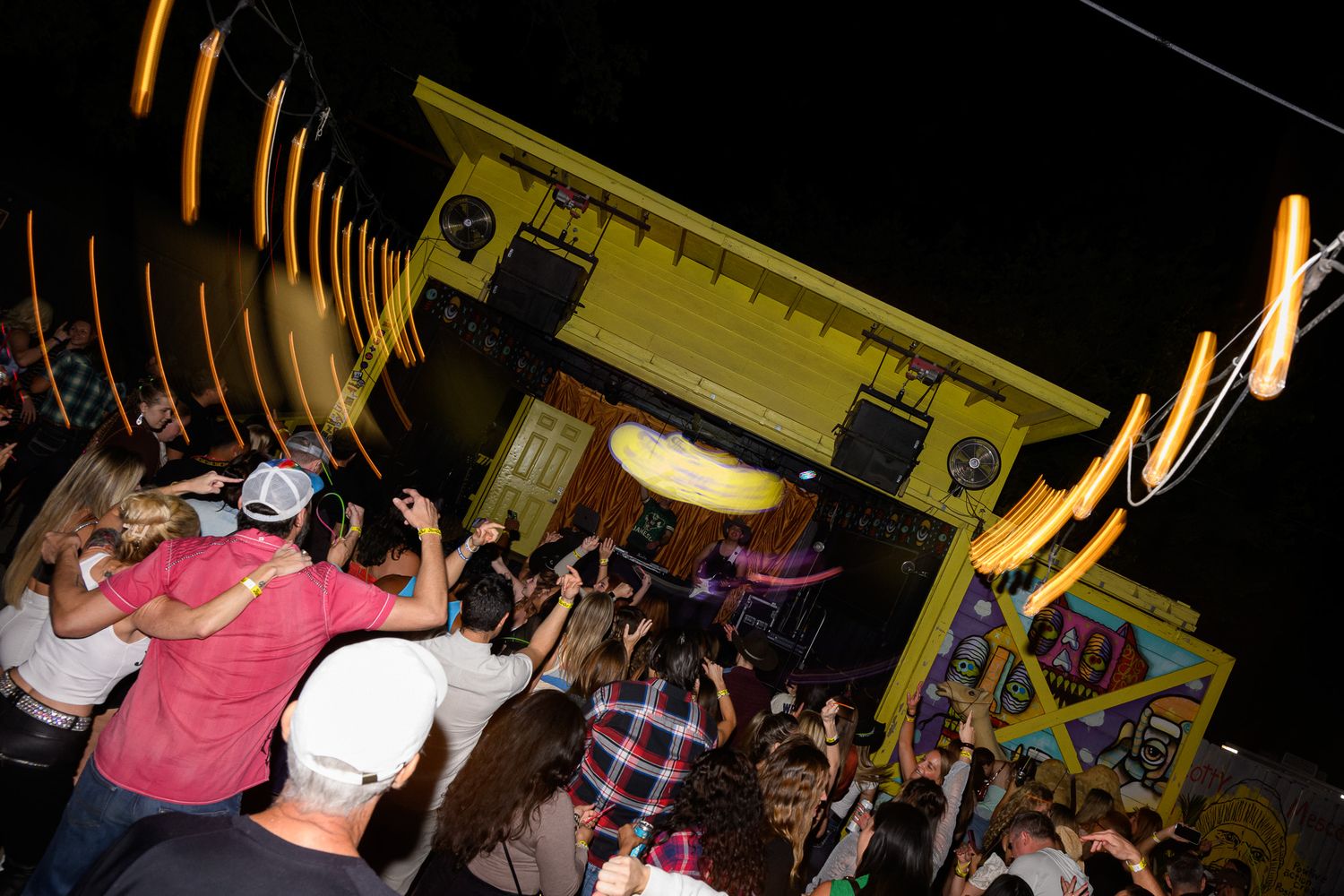 Austin music event photography at downtown bar