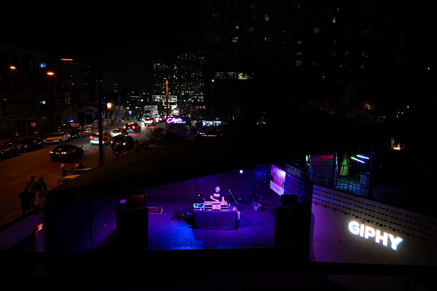 Austin corporate event photography at downtown bar