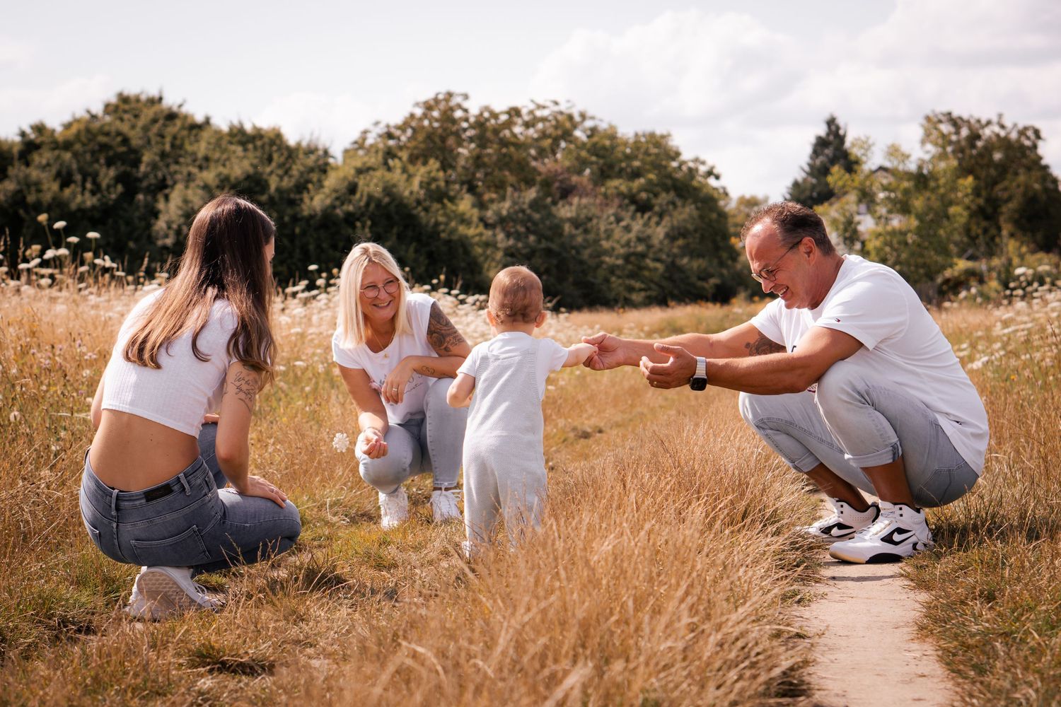 Natürliches Familienshooting in Karlsruhe