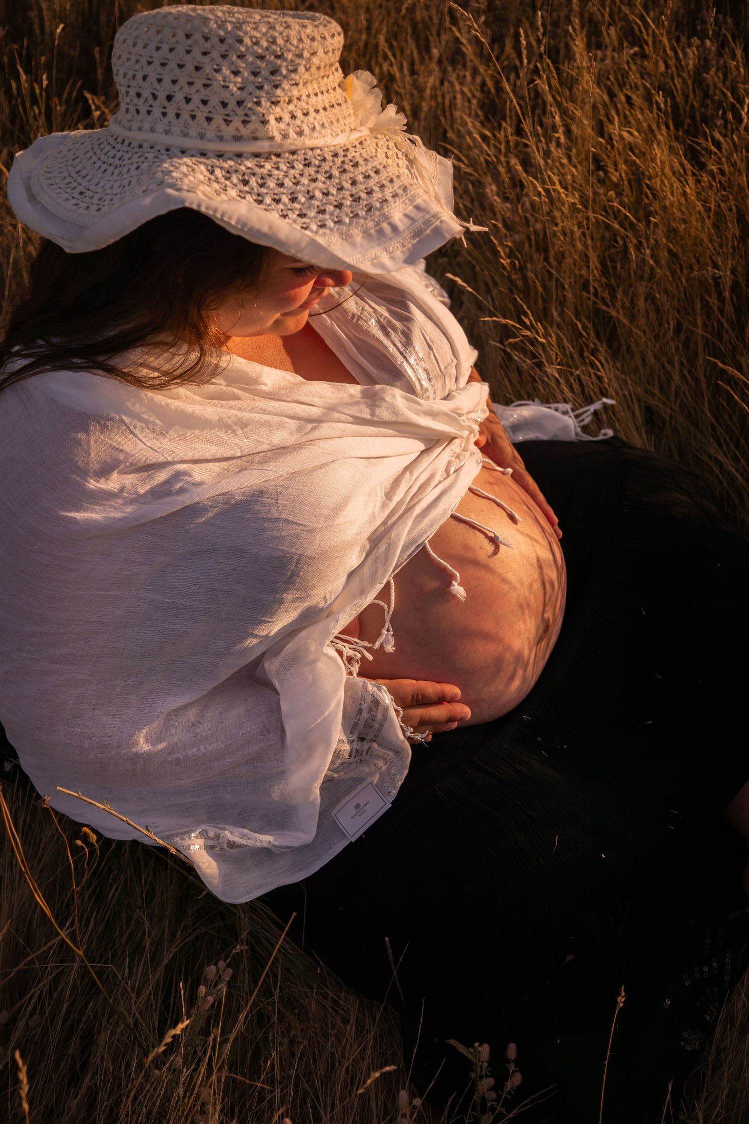 Natürliches Babybauch-Shooting in Karlsruhe