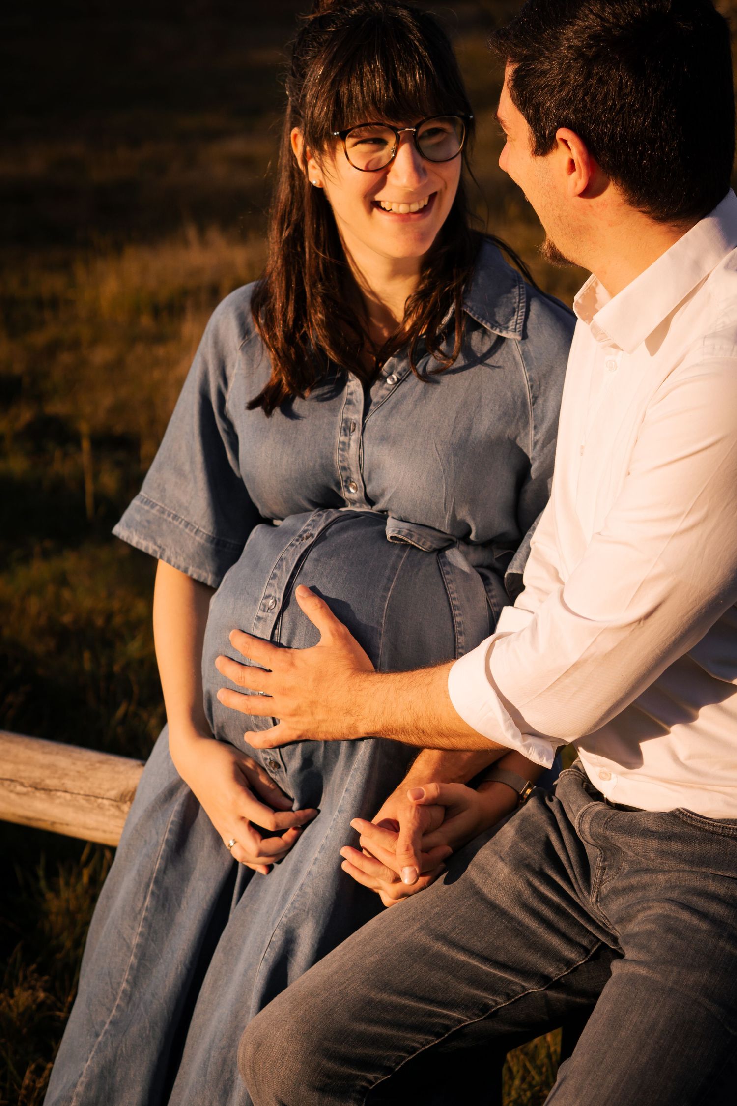 Natürliches Babybauch-Shooting in Karlsruhe