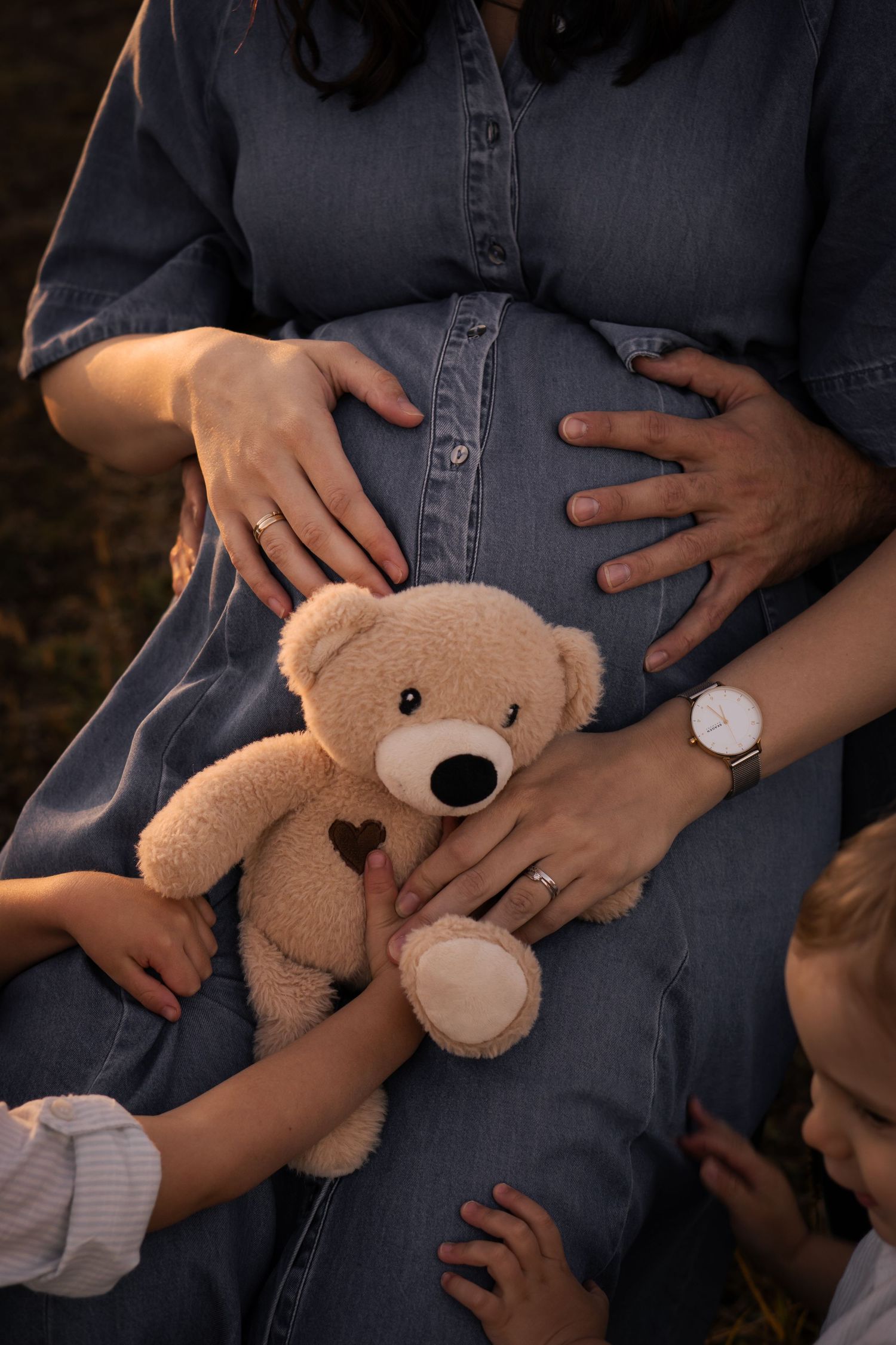 Natürliches Babybauch-Shooting in Karlsruhe