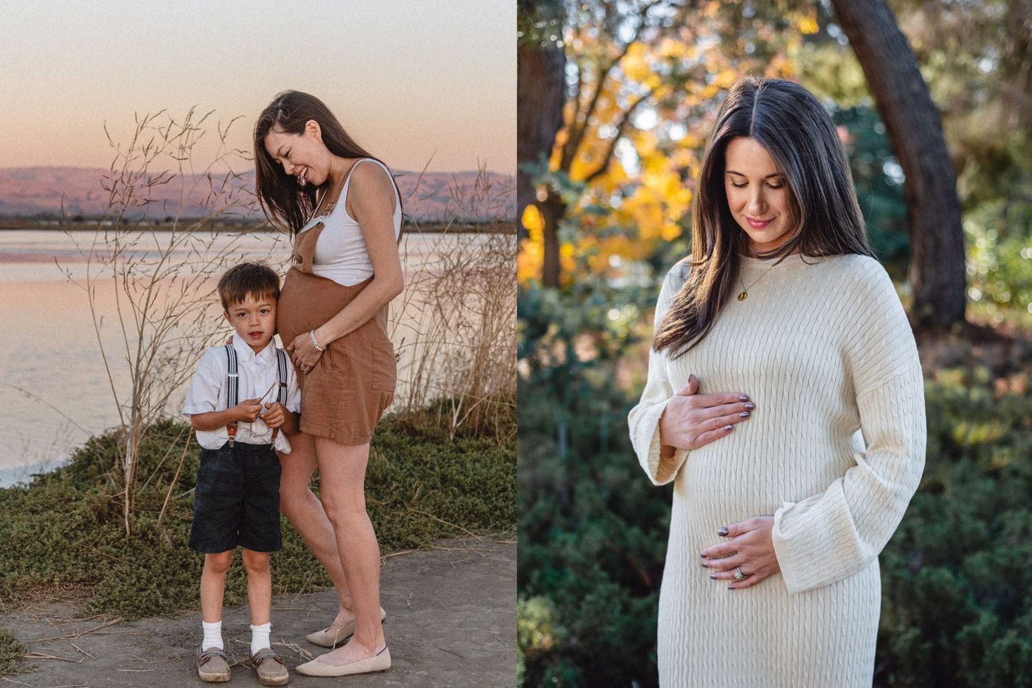 Maternity photos are a chance to record the beauty of the world for baby. Lucky to live in the San Francisco Bay Area in nature's abundance.