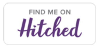 Purple and white Find Me On Hitched social media button.