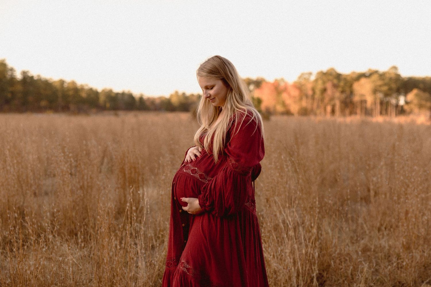 North Carolina maternity session in fall