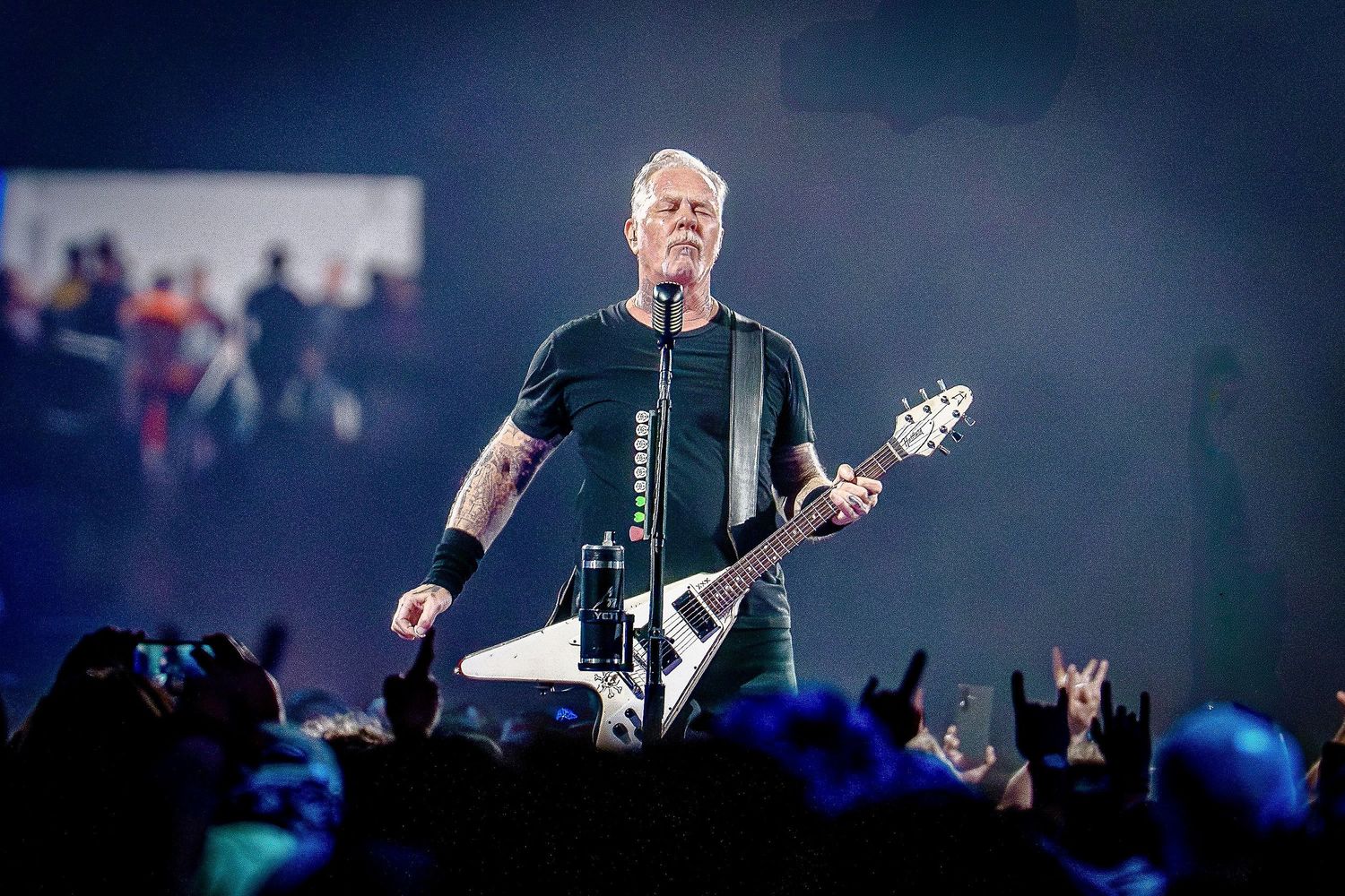 James Hetfield on the 72 Seasons World Tour at The Principality Stadium Cardiff 2026