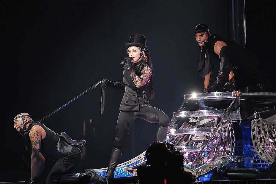 Madonna kicking off European leg of The Confessions Tour at The Millenium Stadium Cardiff 2006