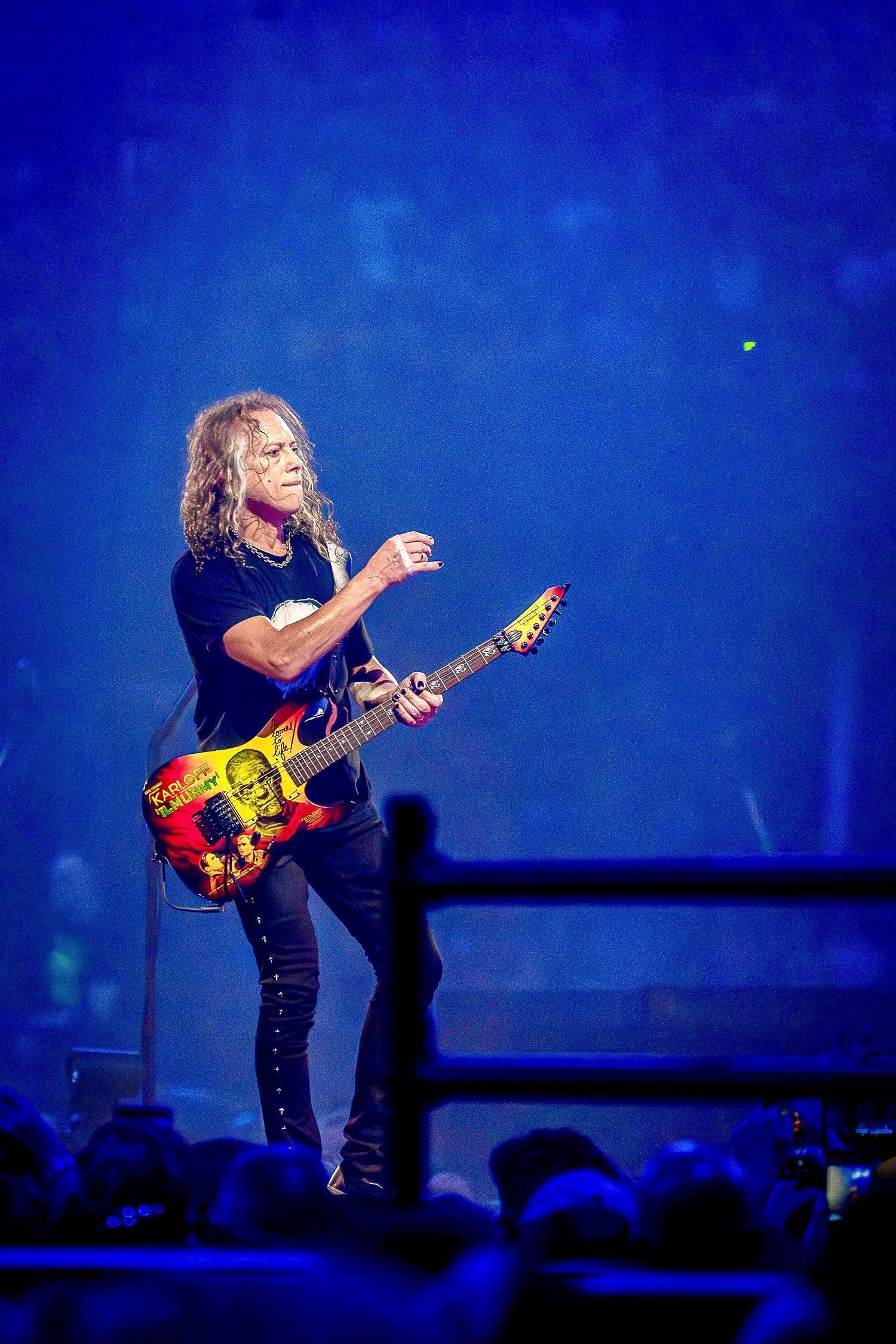 Kurt Hammett of Metallica on the 72 Seasons World Tour at the Principality Stadium Cardiff 2026