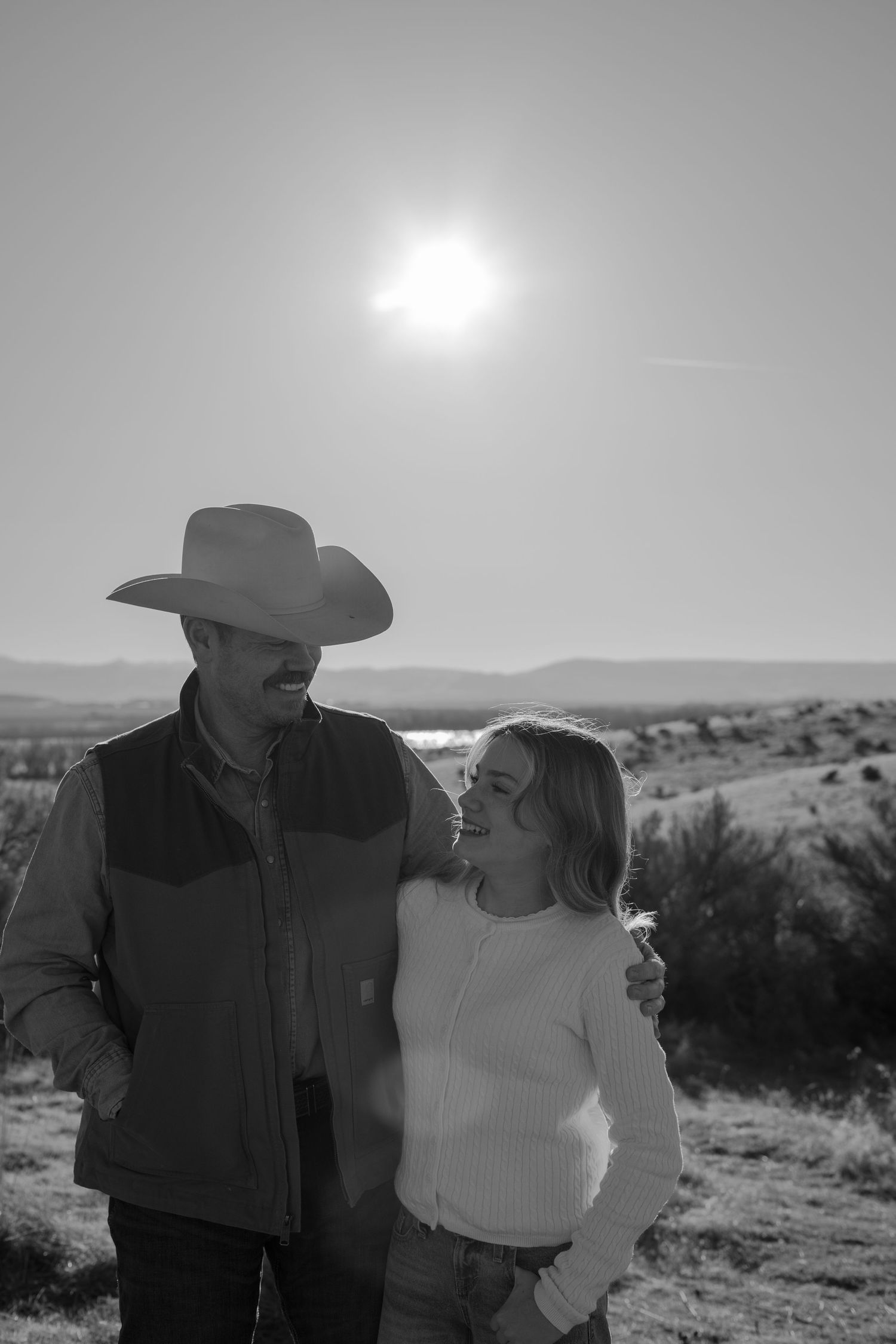 Father and daughter photo.