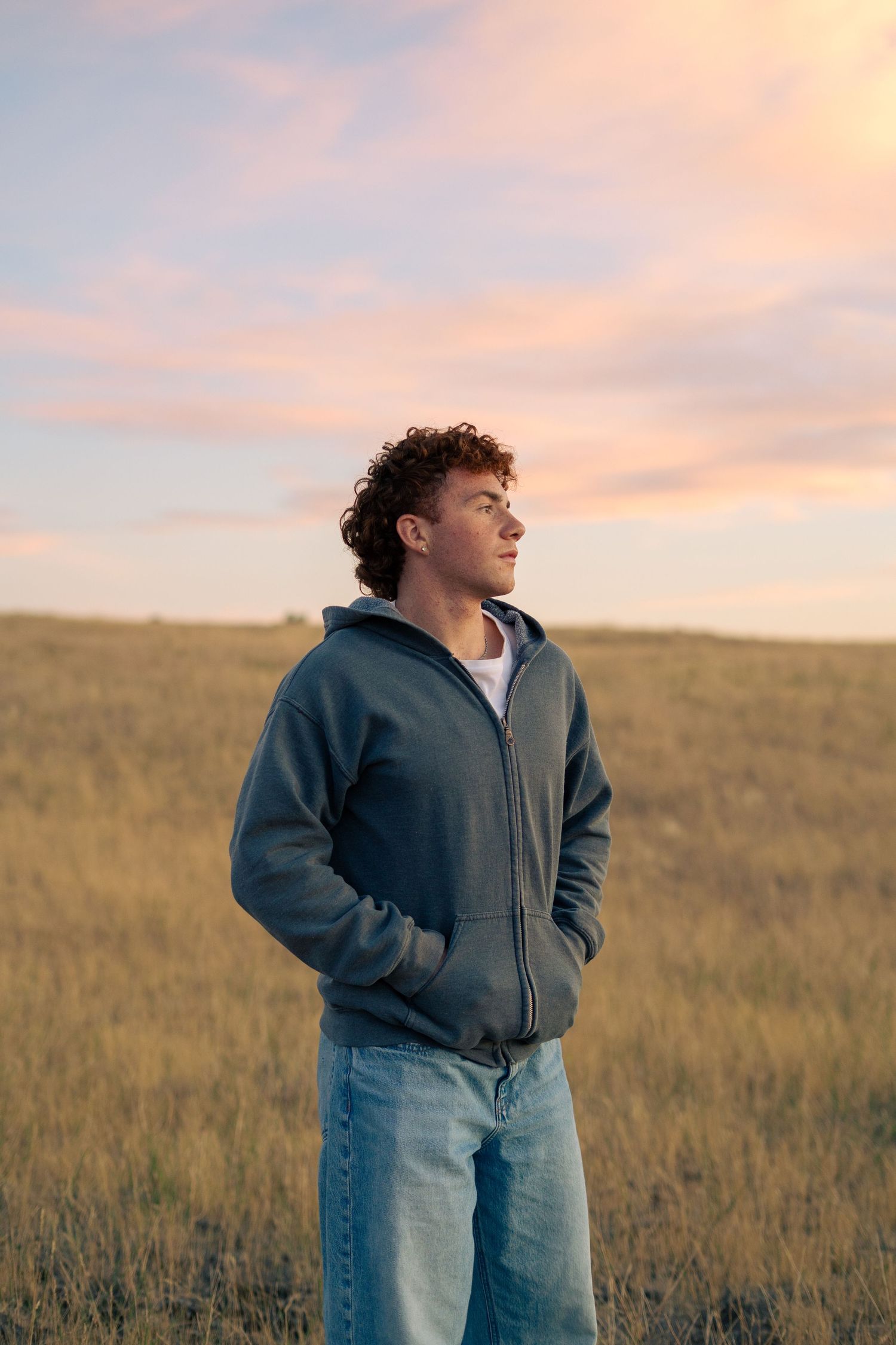 Golden hour photo of Nathan.