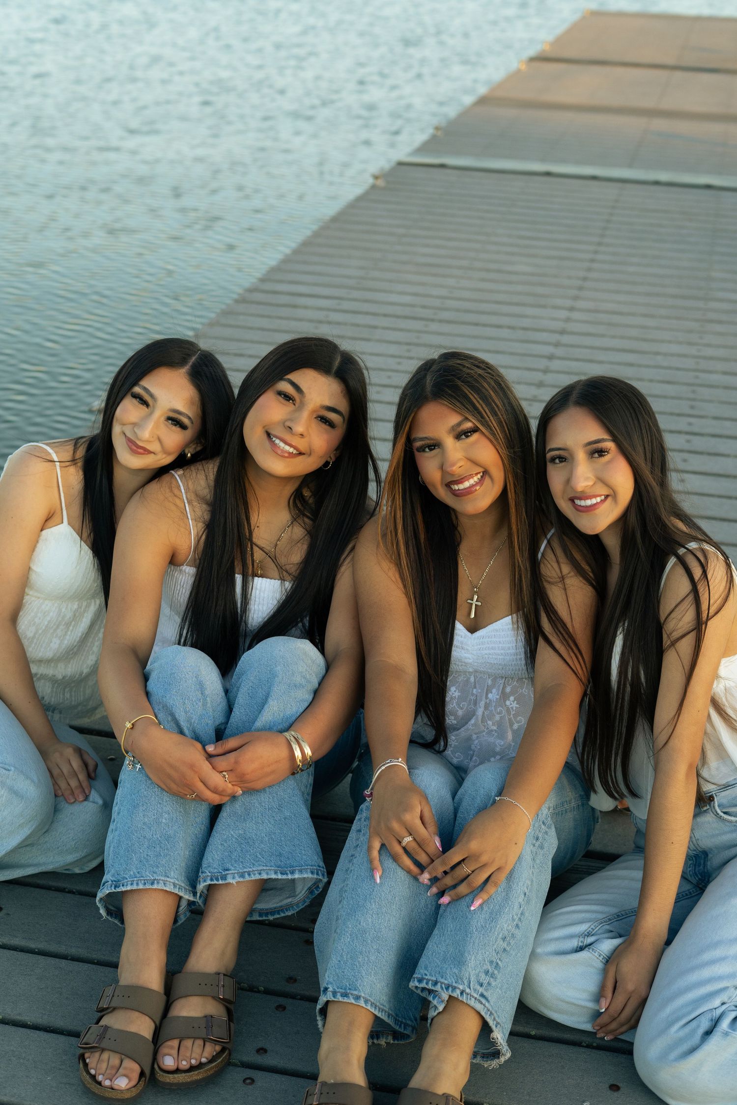 Friends photography session out by the lake.