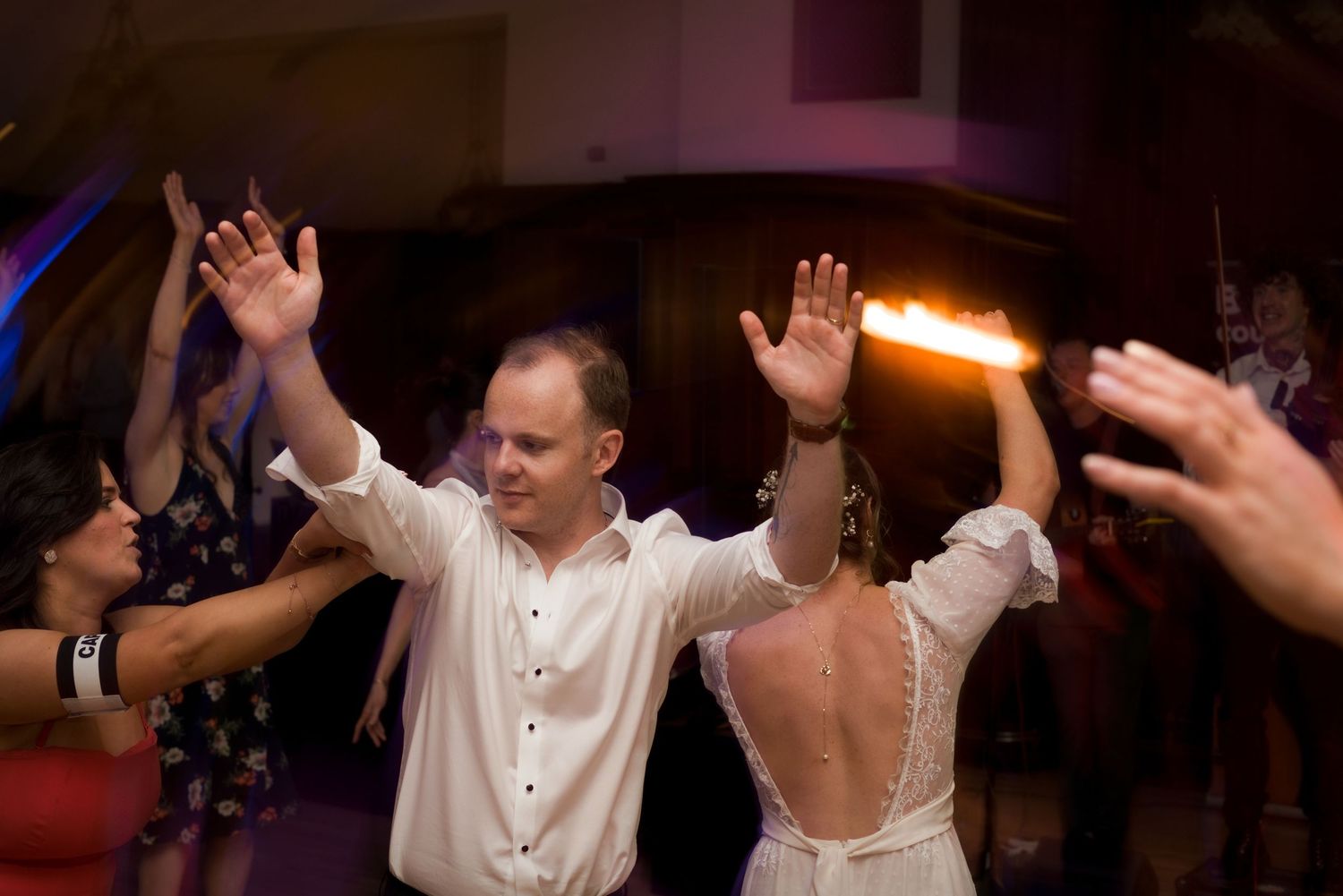 Bride and groom dancing together at their Gold Coast wedding