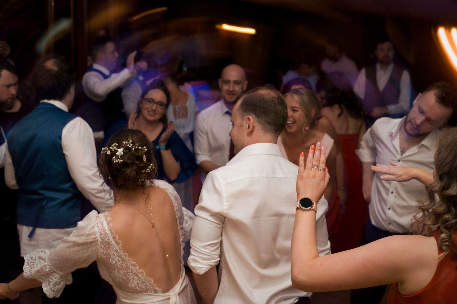 The bride and groom dancing at their Gold Coast wedding