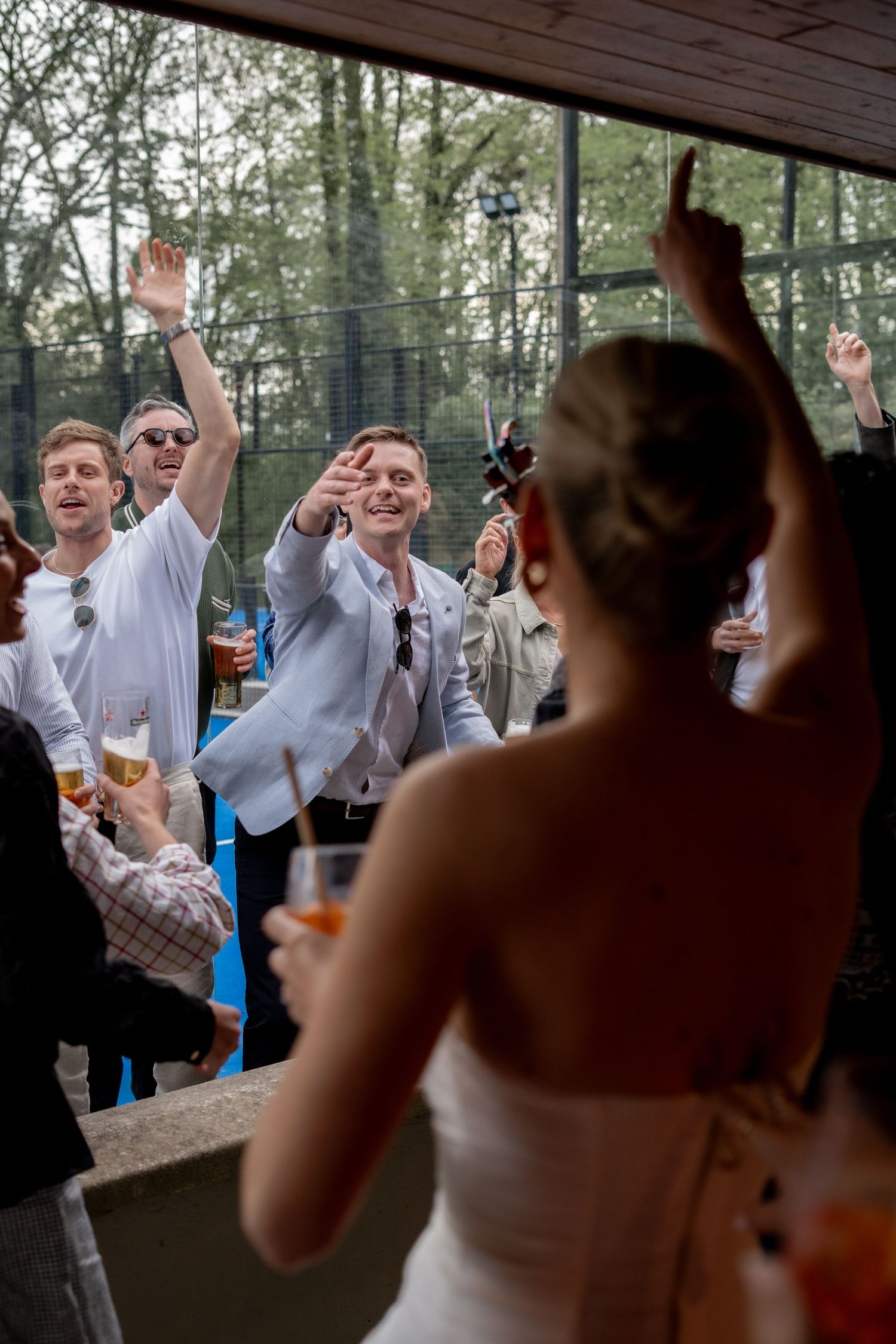 The groom asking the bride to dance at a Gold Coast wedding