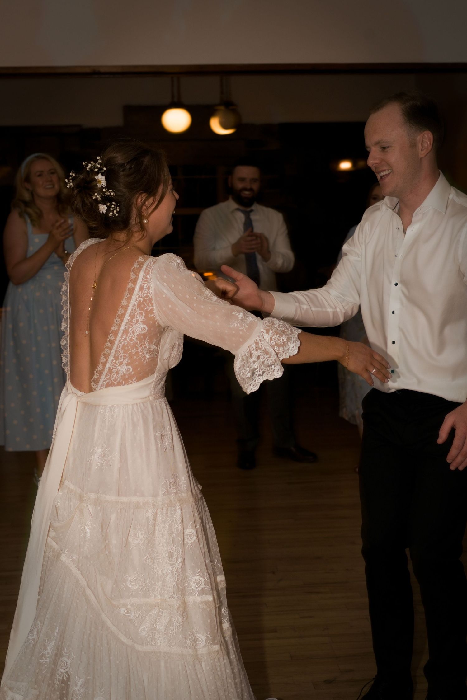 Bride and groom dancing at their Gold Coast wedding
