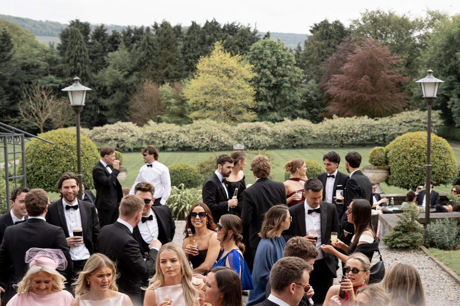 Guests at a Brisbane private property wedding