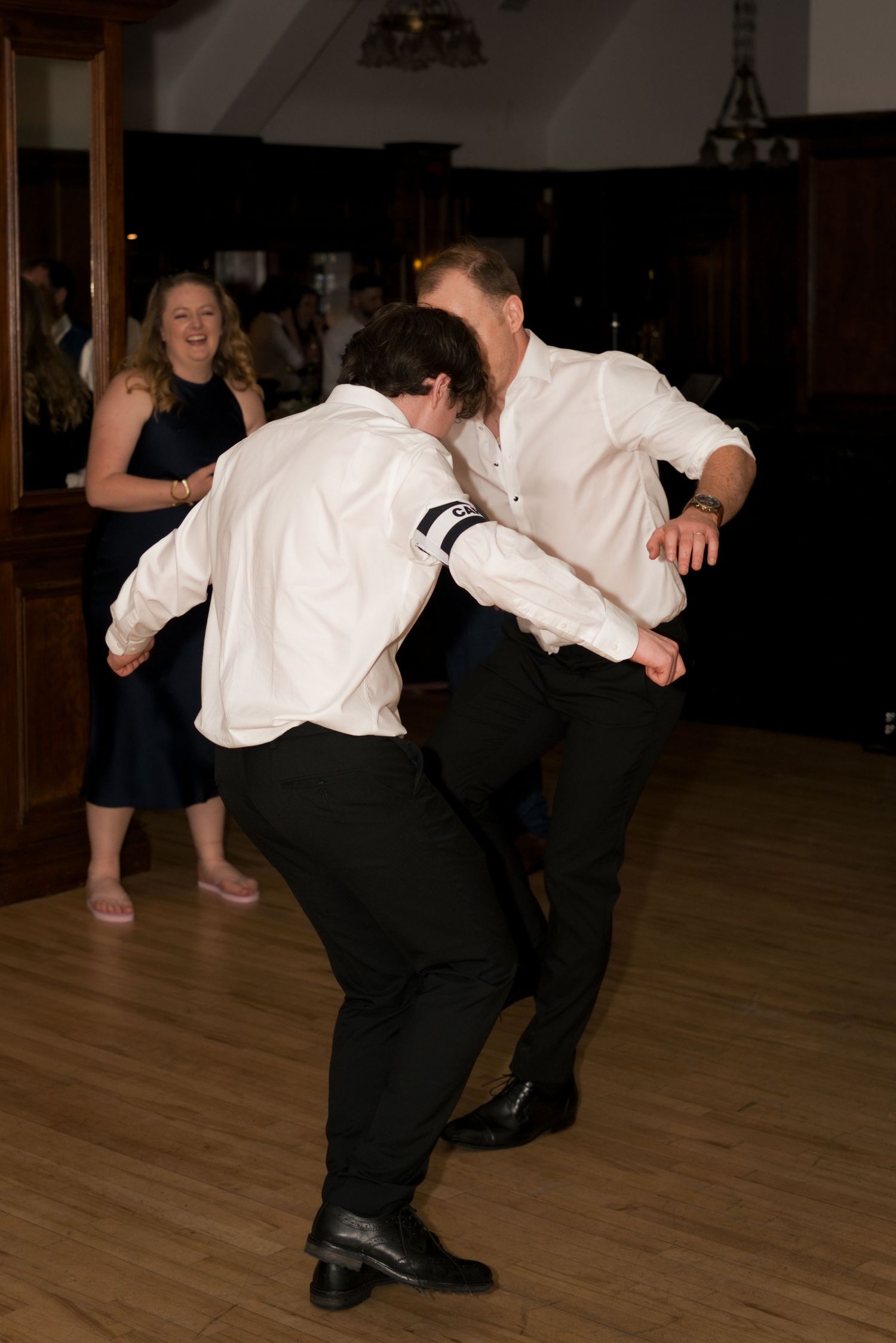 A guest and groom dancing at a Gold Coast wedding