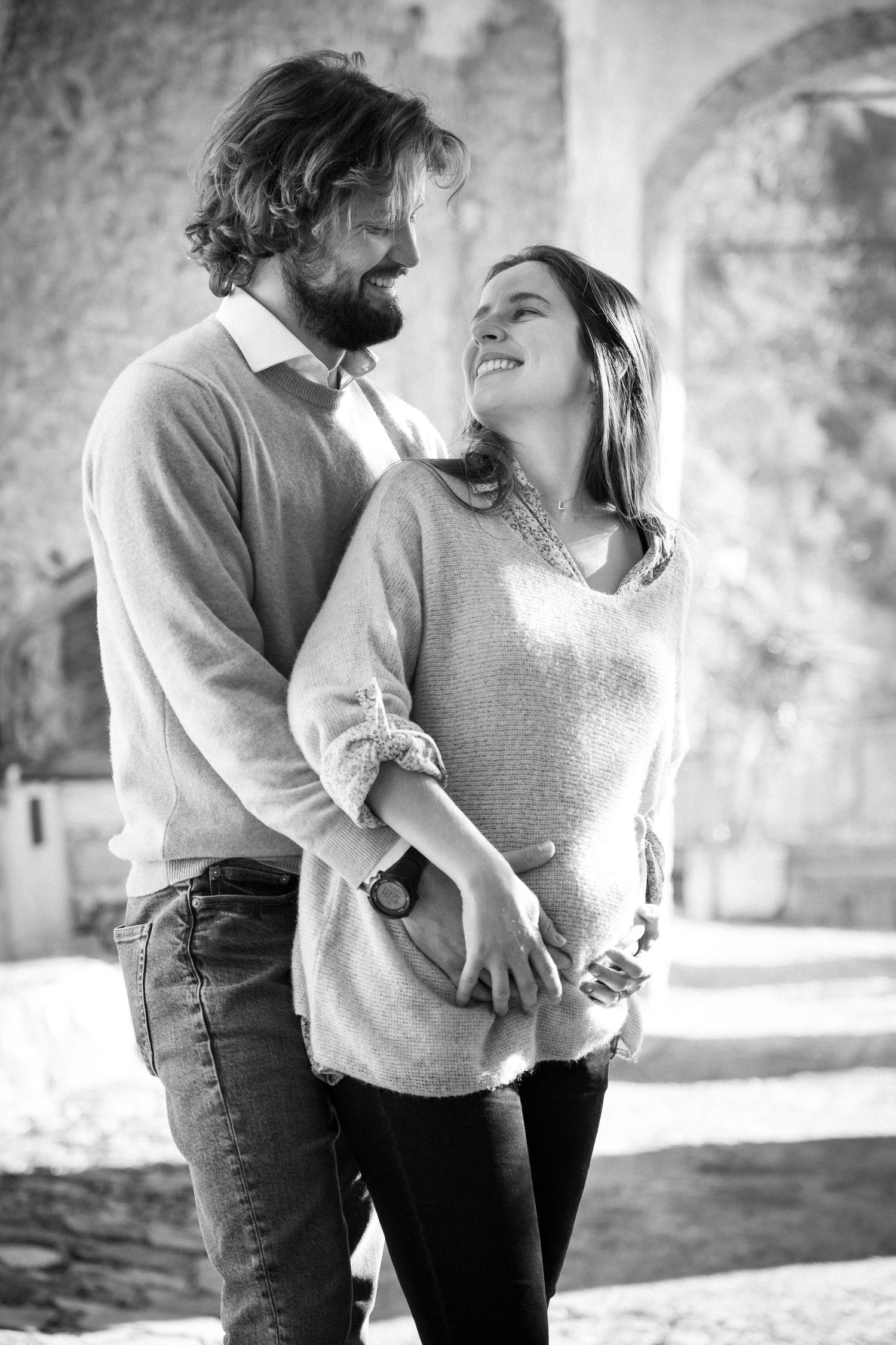 Shooting de couple sur le bord de Mer à Nice.
