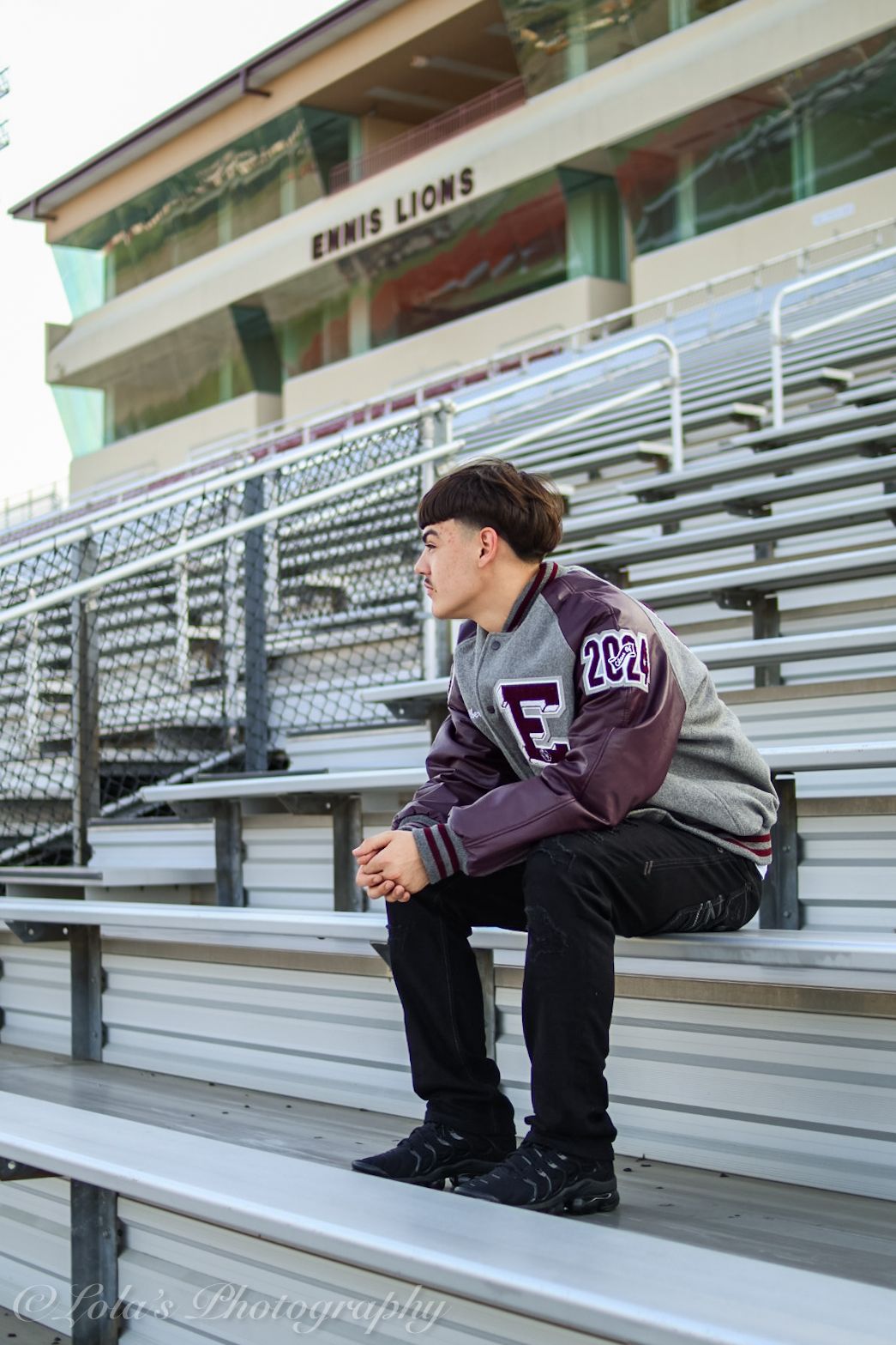High school graduation session outdoors, luxury photography by Perry Posed