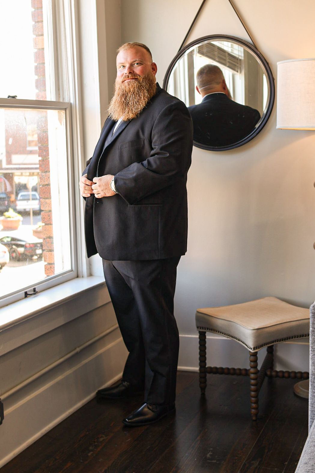 Luxury wedding portrait captured in timeless Perry Posed style, Groom, Wedding Photography
