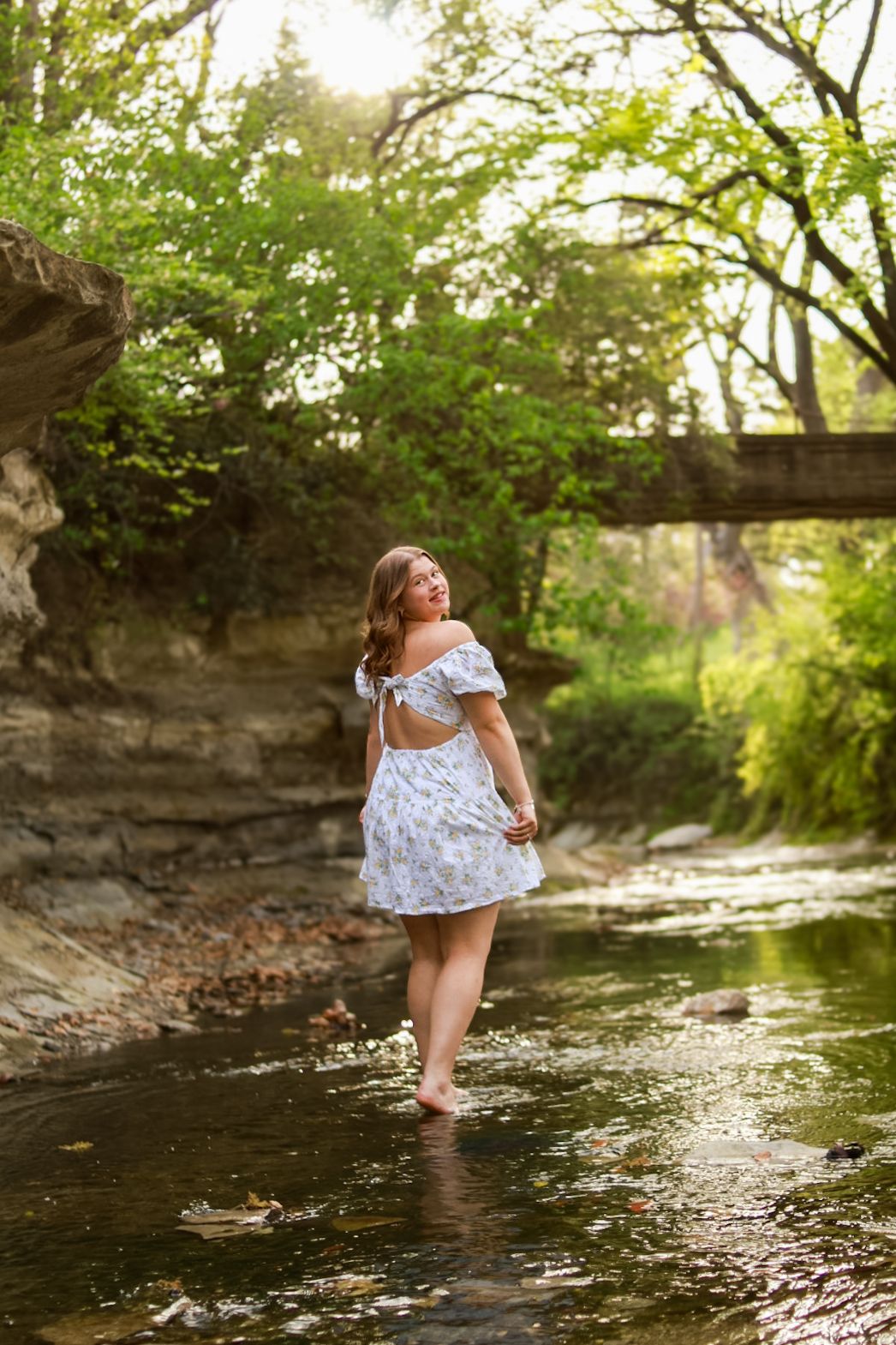Modern senior portrait with a timeless and confident look, Perry Posed original