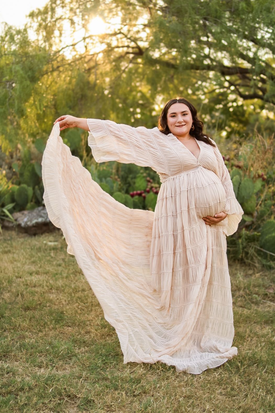 Luxury family photography session at golden hour in Dallas–Fort Worth