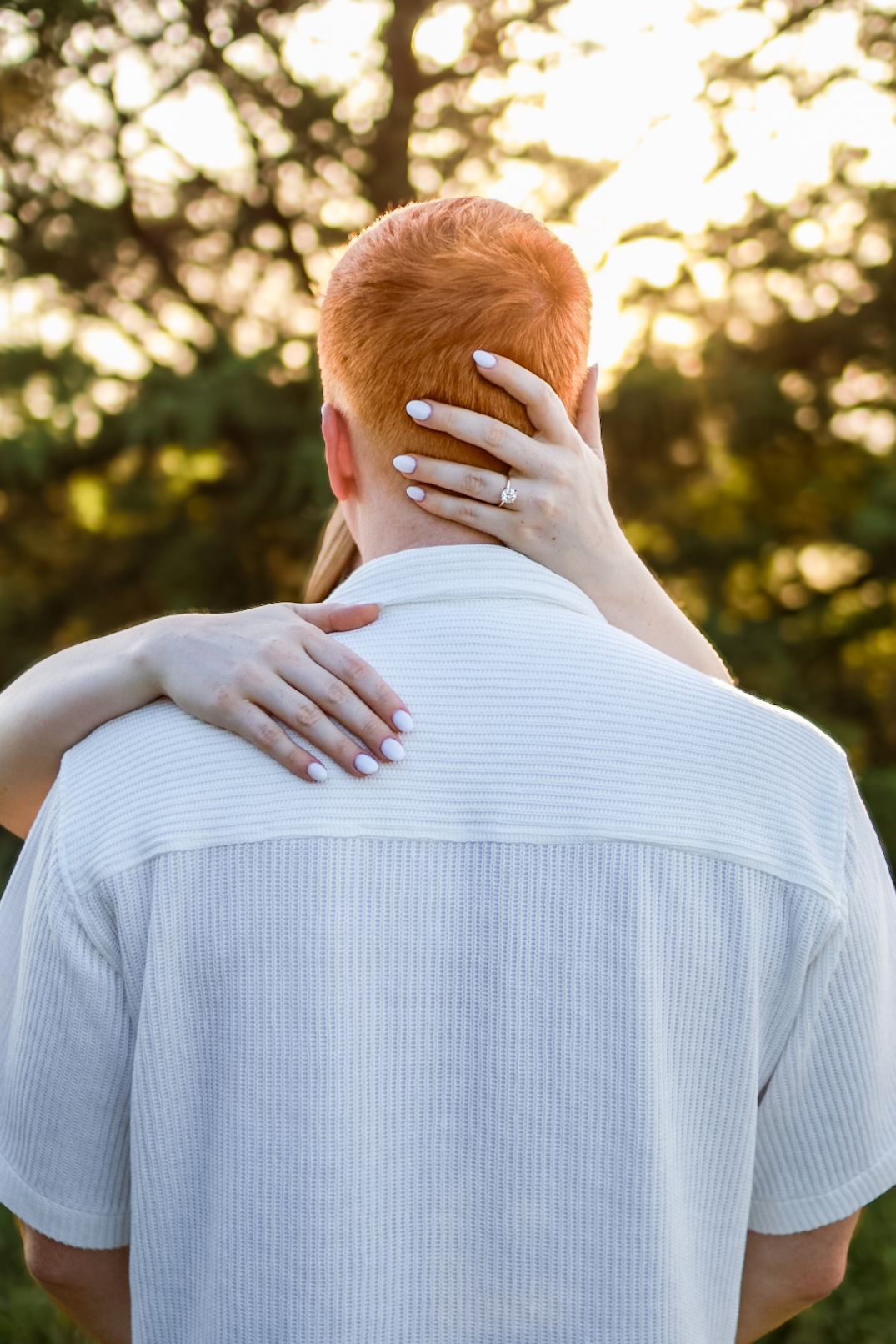 Engagement photo session at golden hour, Perry Posed luxury photography