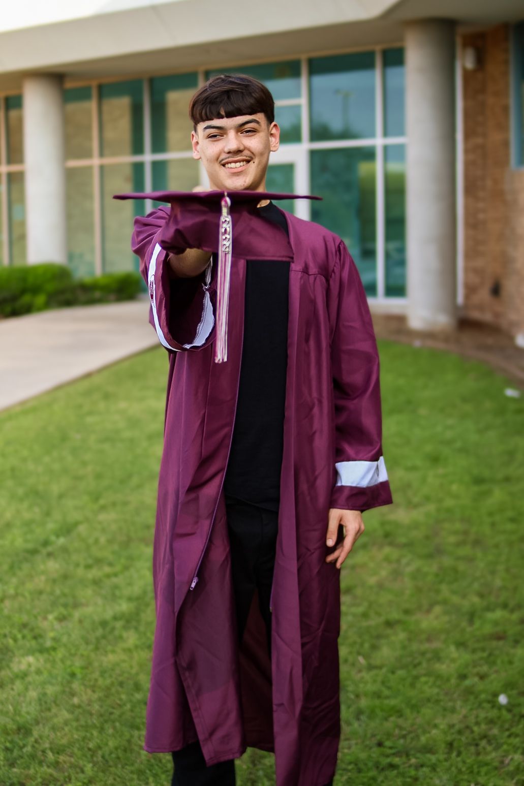 High school graduation session outdoors, luxury photography by Perry Posed