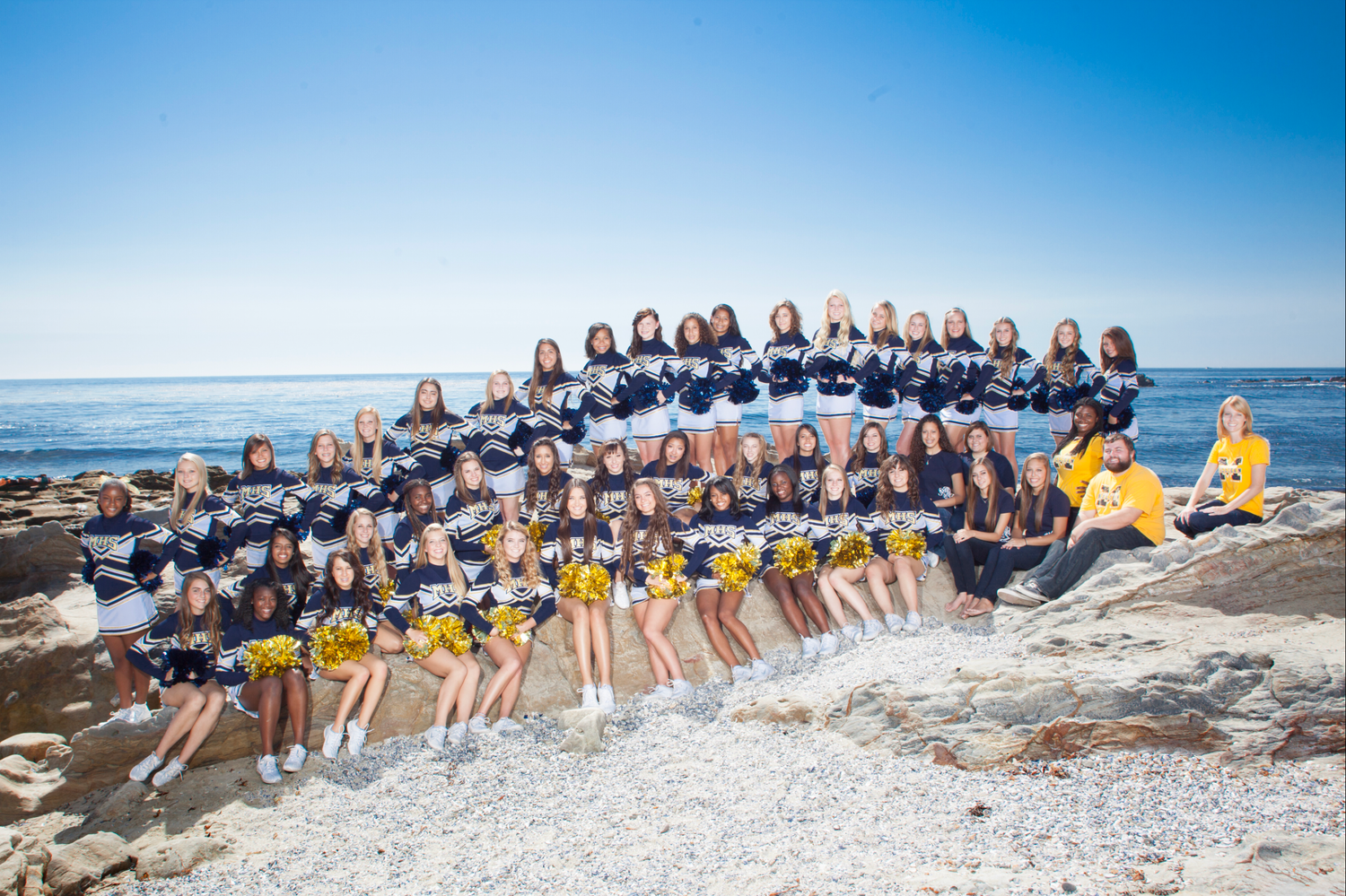 Milikan high cheer team
