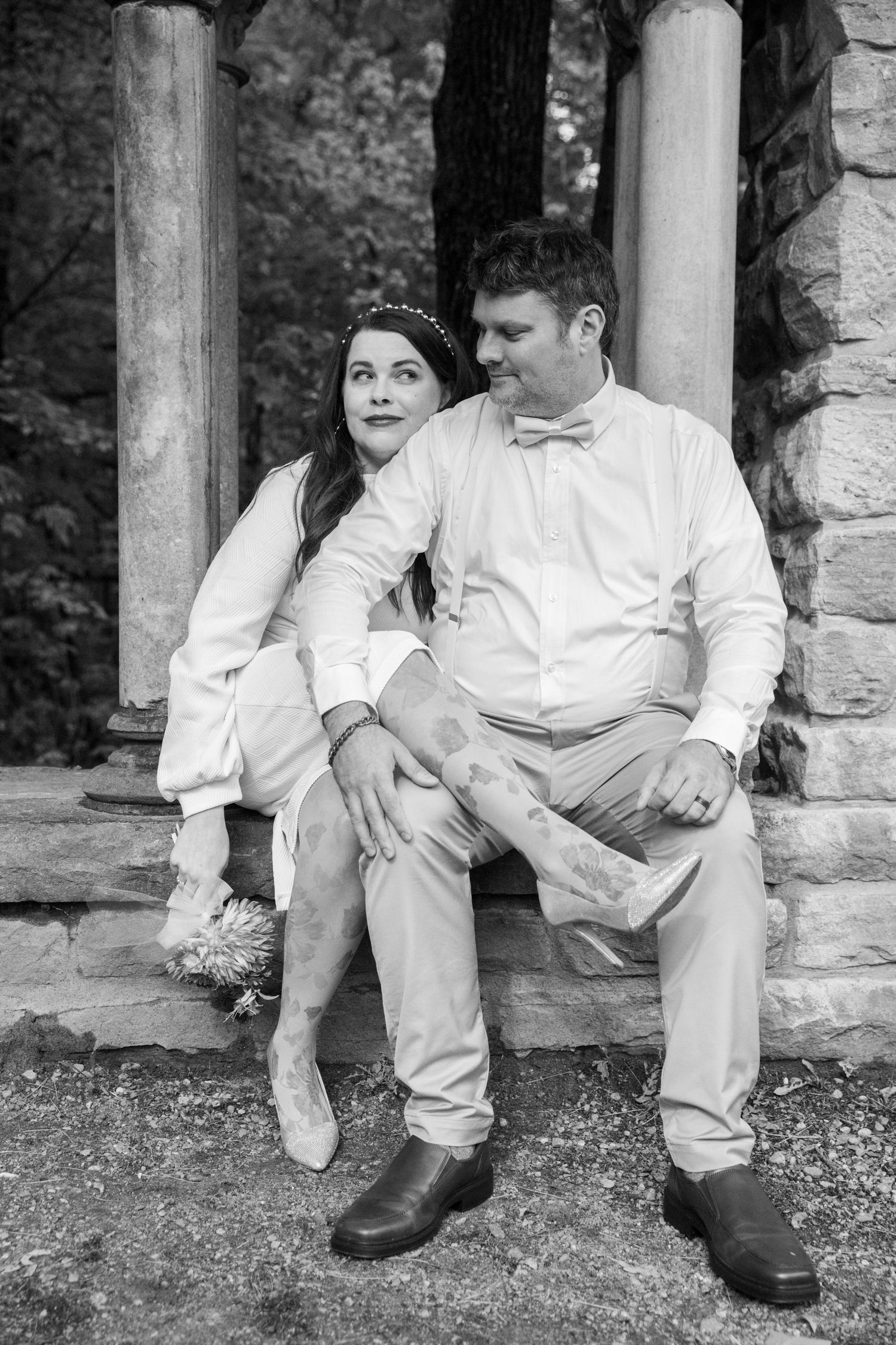 Couple sharing a quiet moment during an intimate event photography session in Ottawa