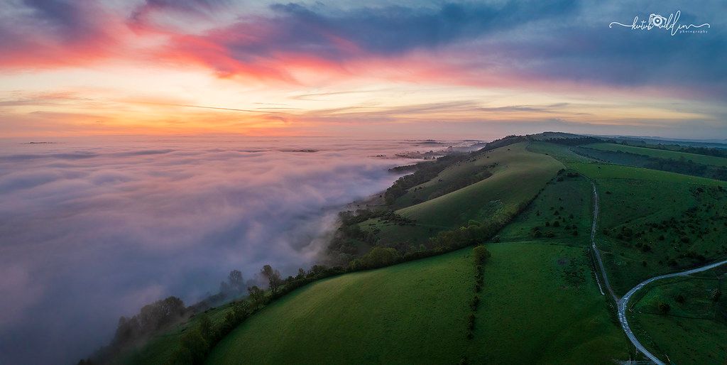 Morning landscape photography in west sussex.