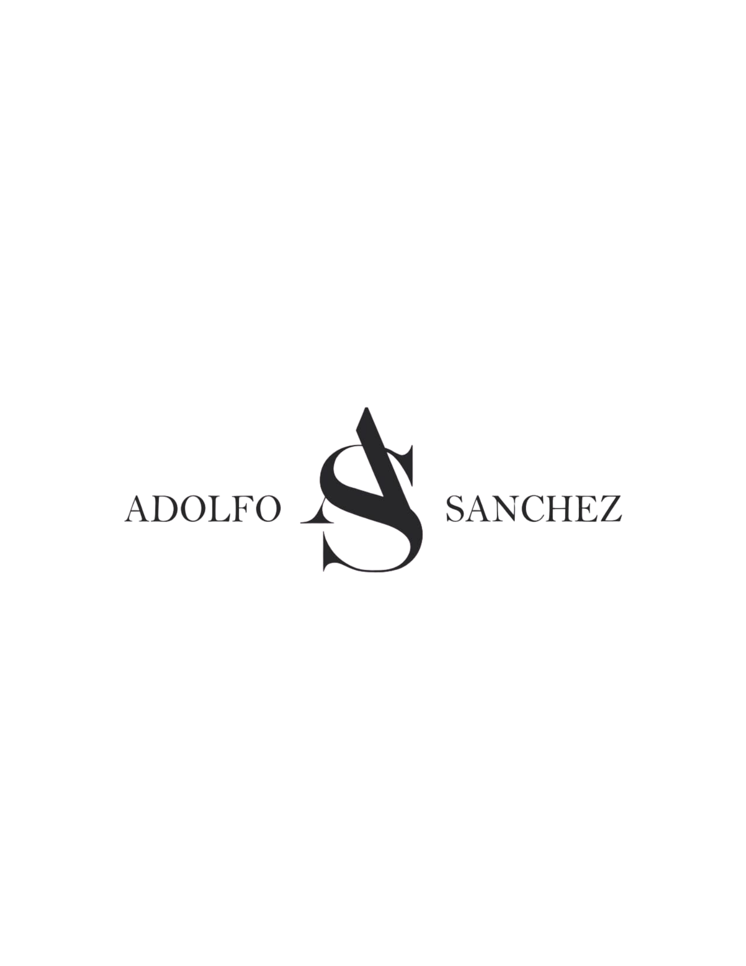 Official Adolfo Sanchez fashion designer logo