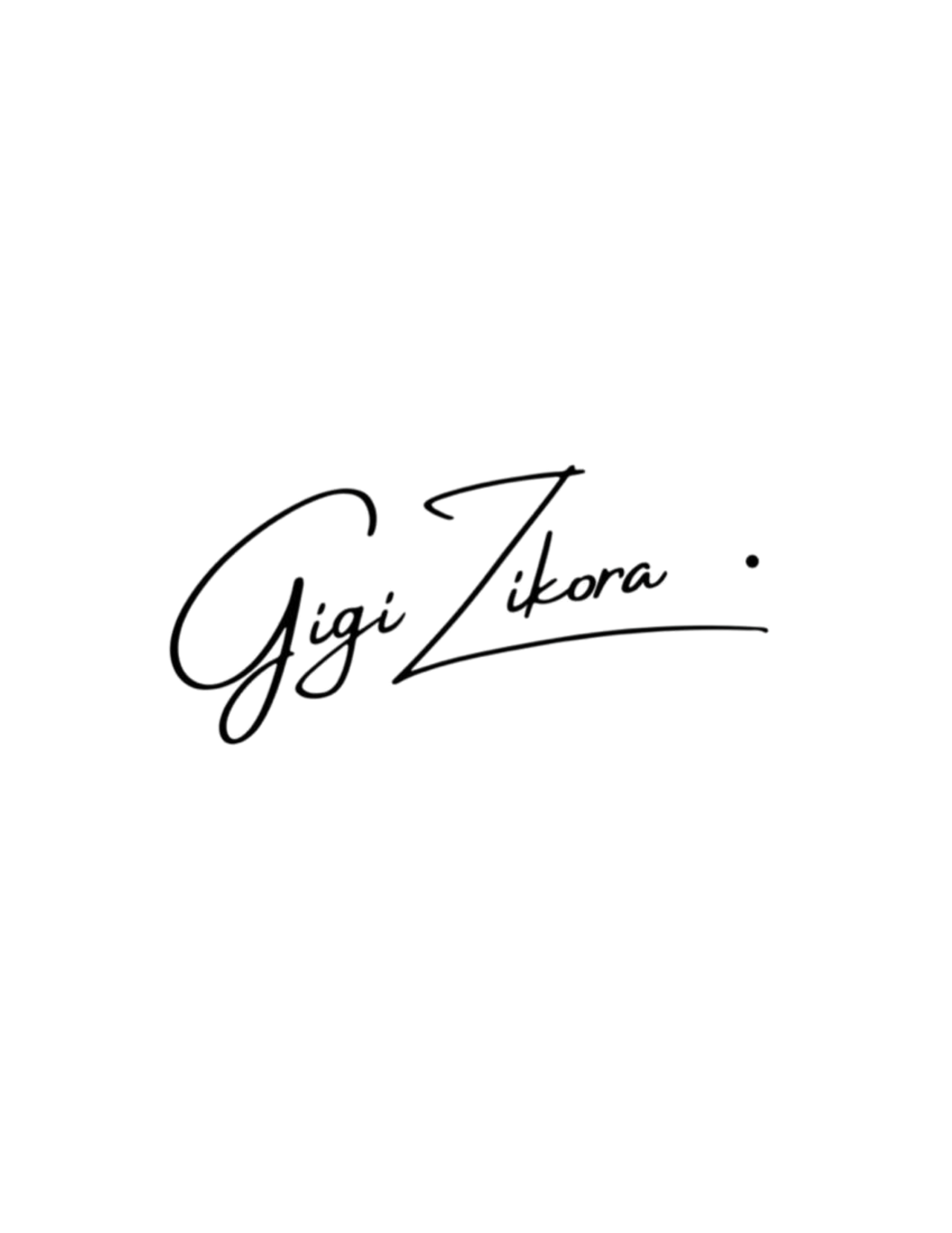Official Gigi Zikora fashion designer logo