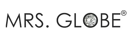 Mrs. Globe Logo with a Diamond in the letter O