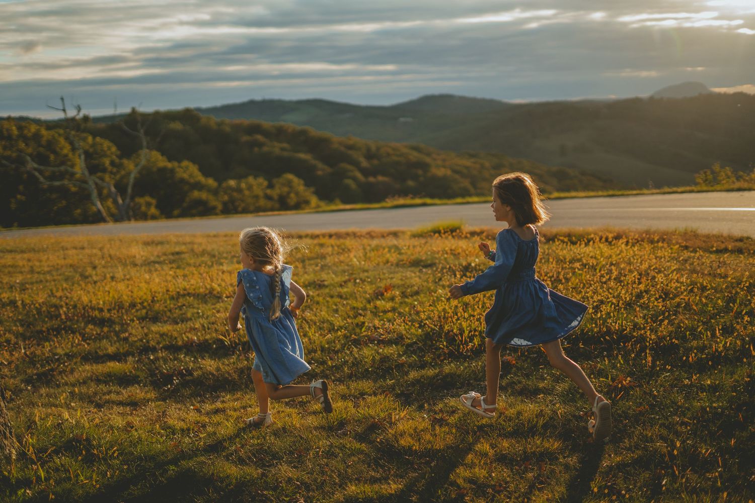 Family Photoshoot along the Saddle Overlook on The Blue Ridge Parkway, VA | Kyra Calyn Photography