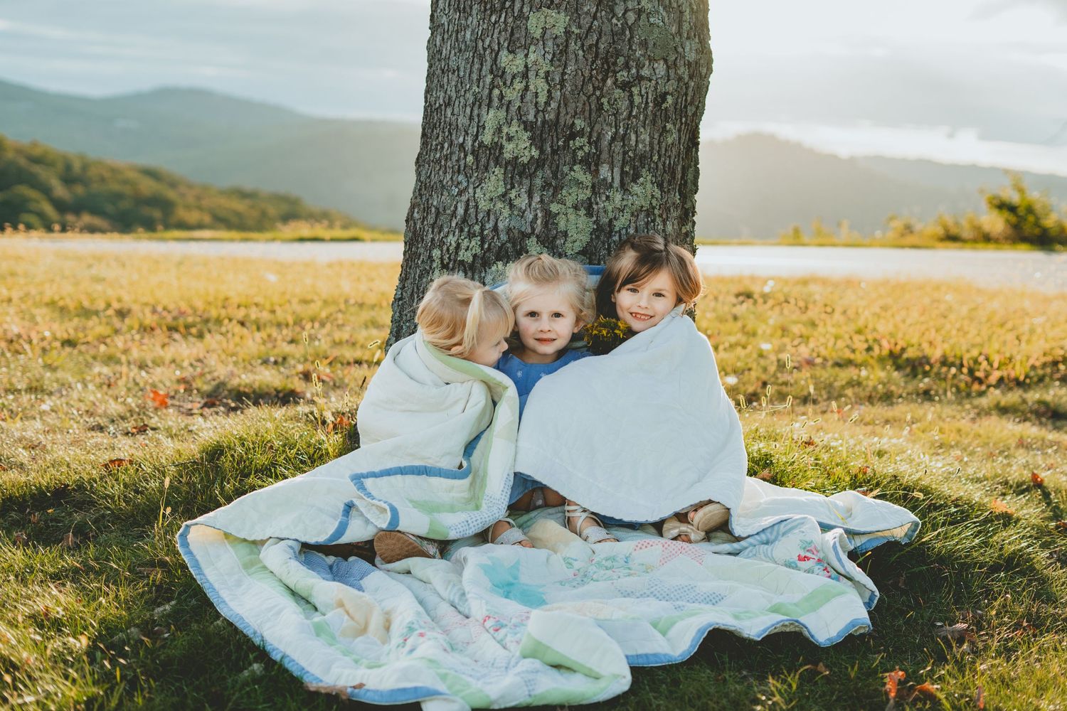 Family Photoshoot along the Saddle Overlook on The Blue Ridge Parkway, VA