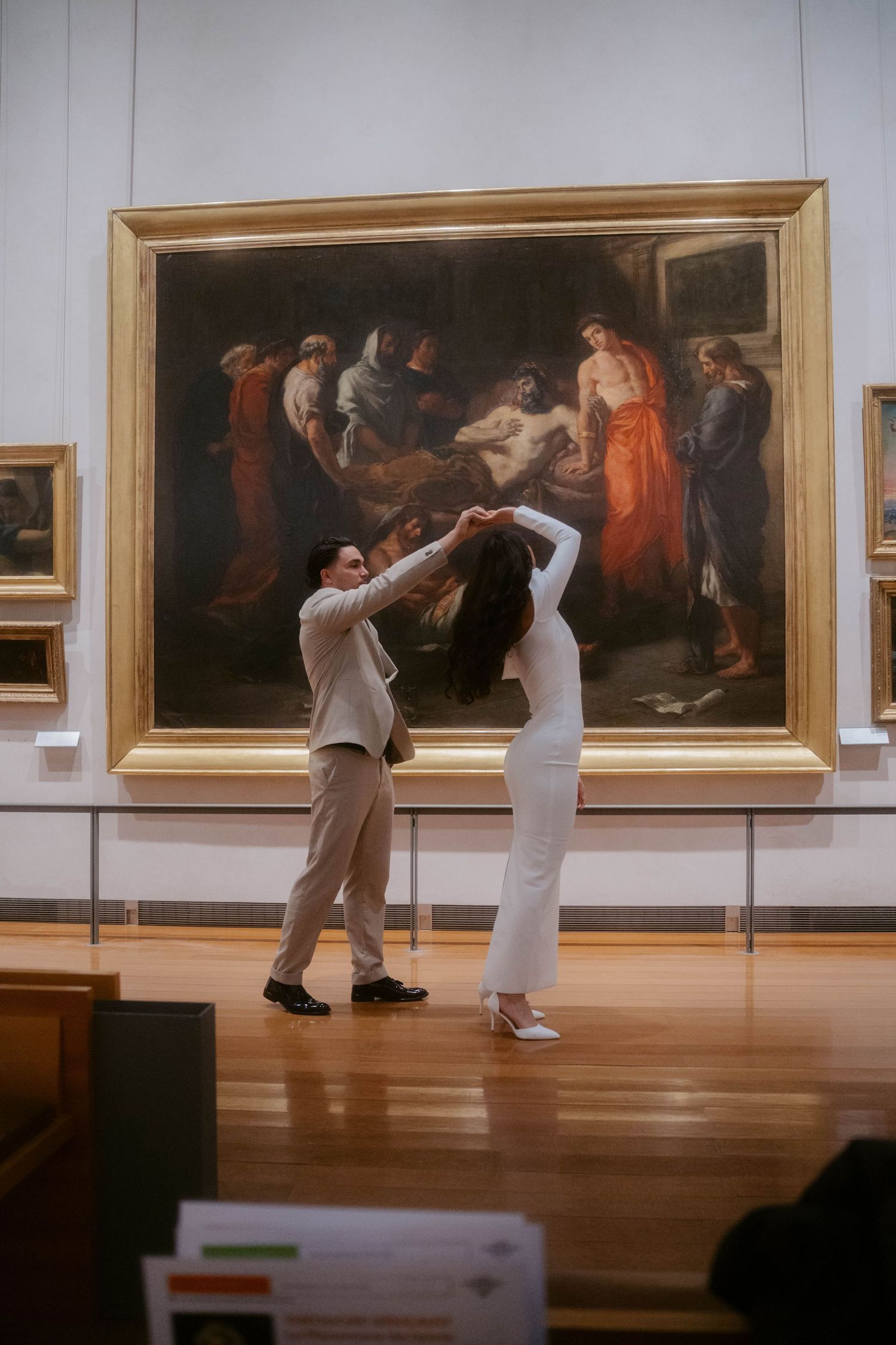 Editorial Wedding Session Musuem Wedding