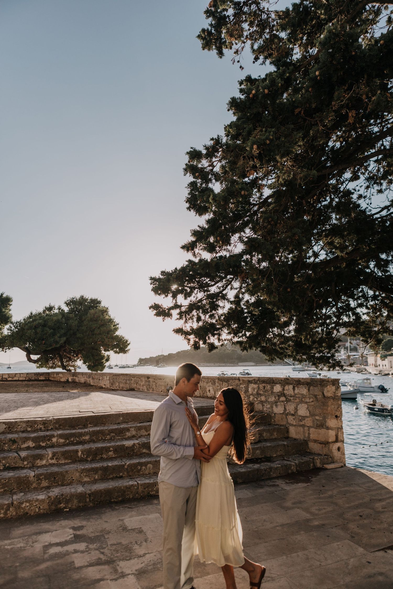 Dubrovnik Engagement photographer Croatia
Newly engaged couple enjoying a romantic photoshoot on the beach in Vis, Croatia