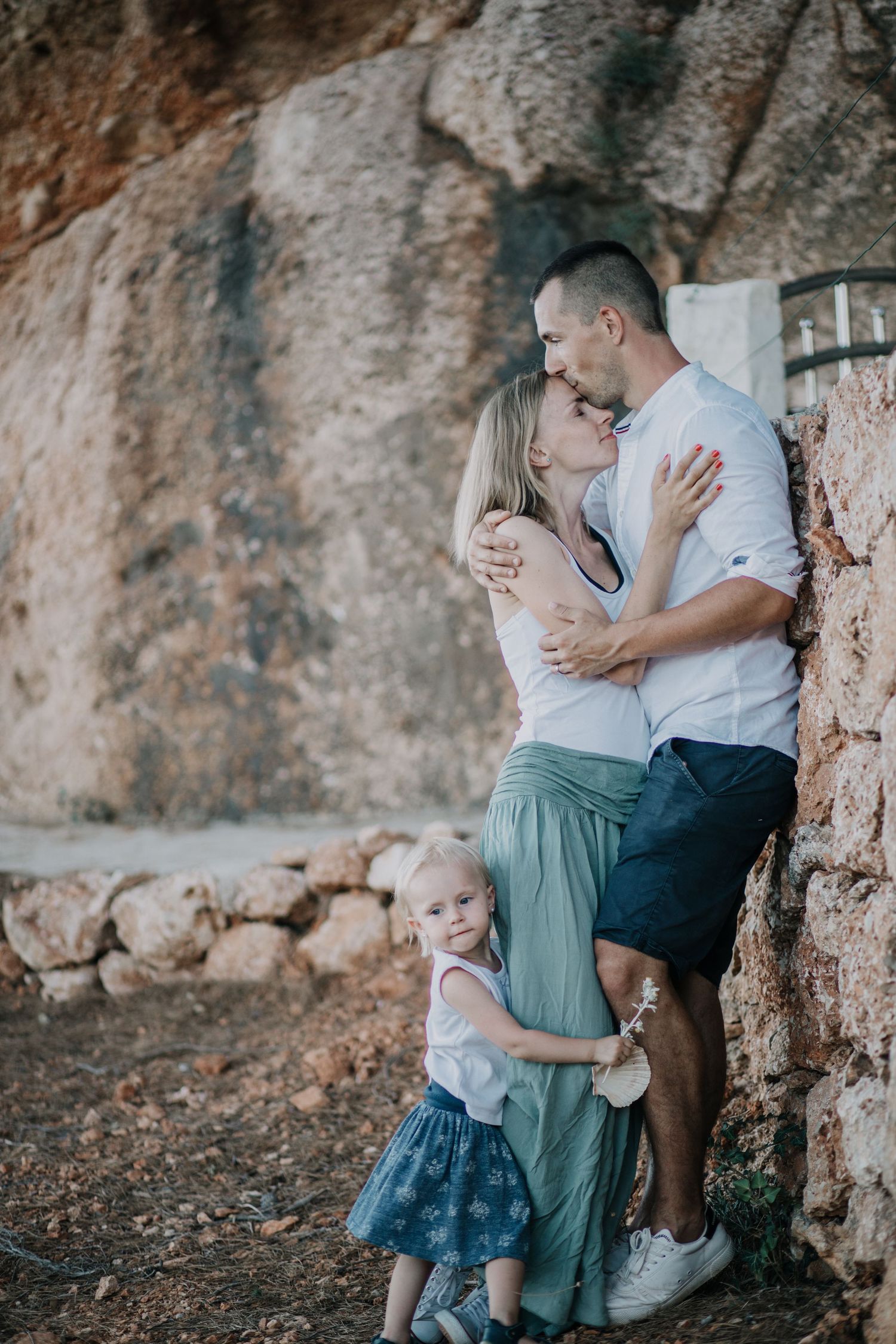 Hvar Engagement photographer Croatia
Parents with children captured in a candid moment in Hvar