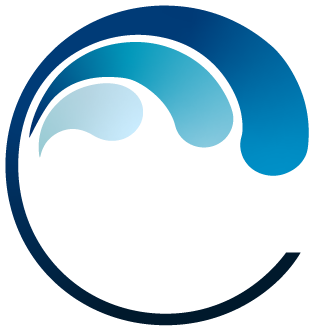 Branded icon for Coastal Neuro Group combining neuropsychology themes with a professional, modern aesthetic