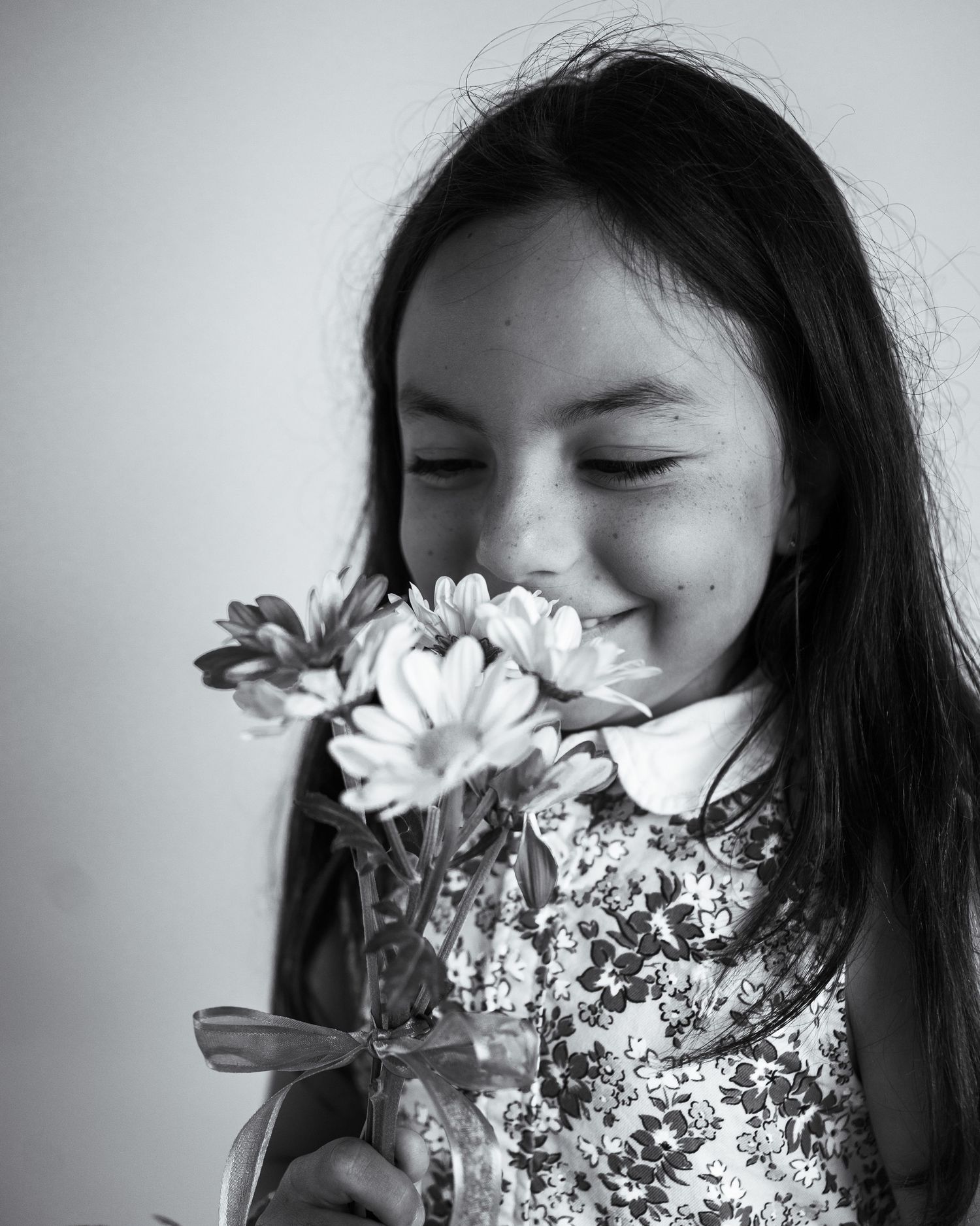One-of-a-kind personality, captured in black and white. A joyful portrait session for a girl who shines from the inside out.