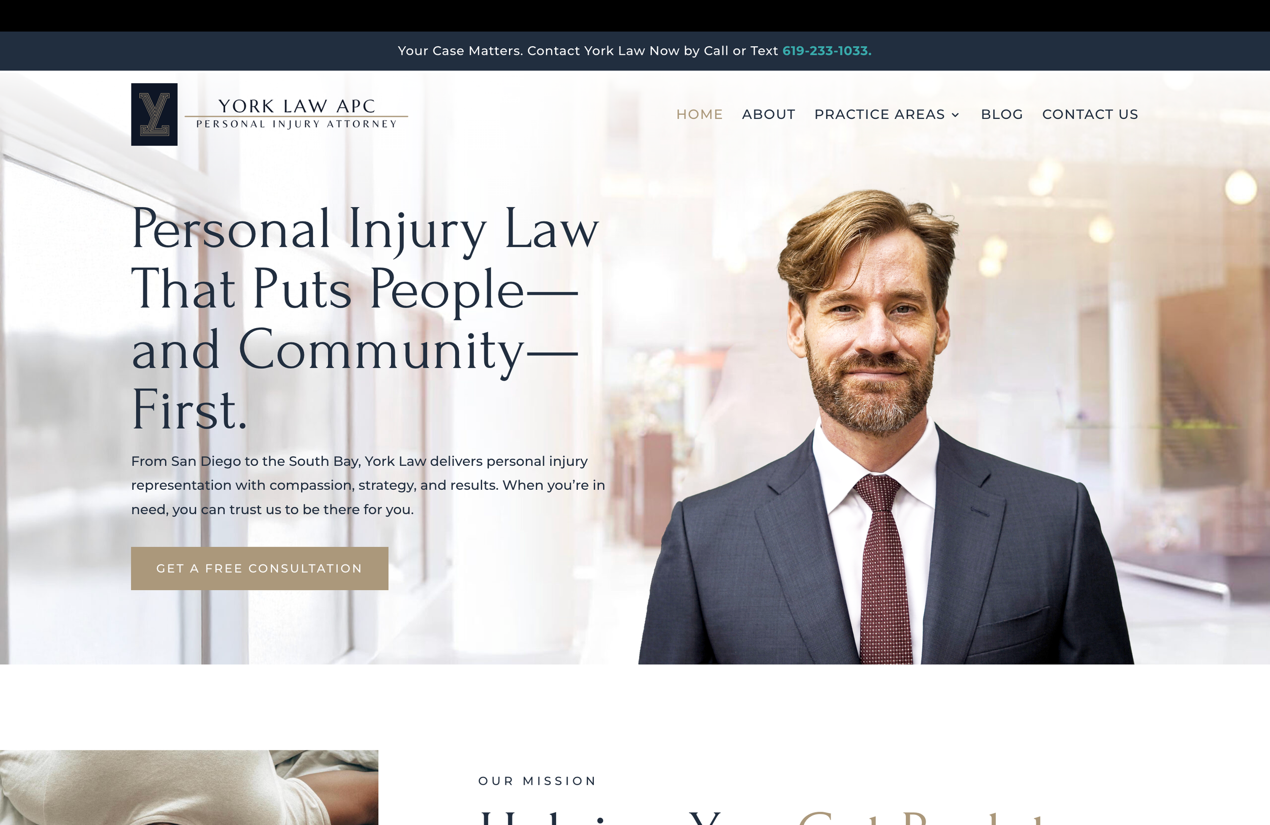 York Law Website Design - Human-Centered Legal Branding by DolceVita - Dolce Vita Studio - Branding & Creative Direction
