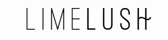 Minimalist black text logo spelling LIMELUSH in a sleek, modern font on a white background.