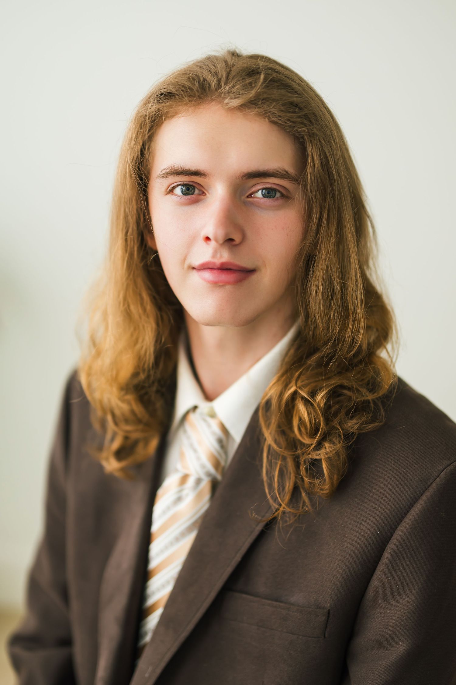 Modern senior headshot for high school boy taken in Salt Lake City