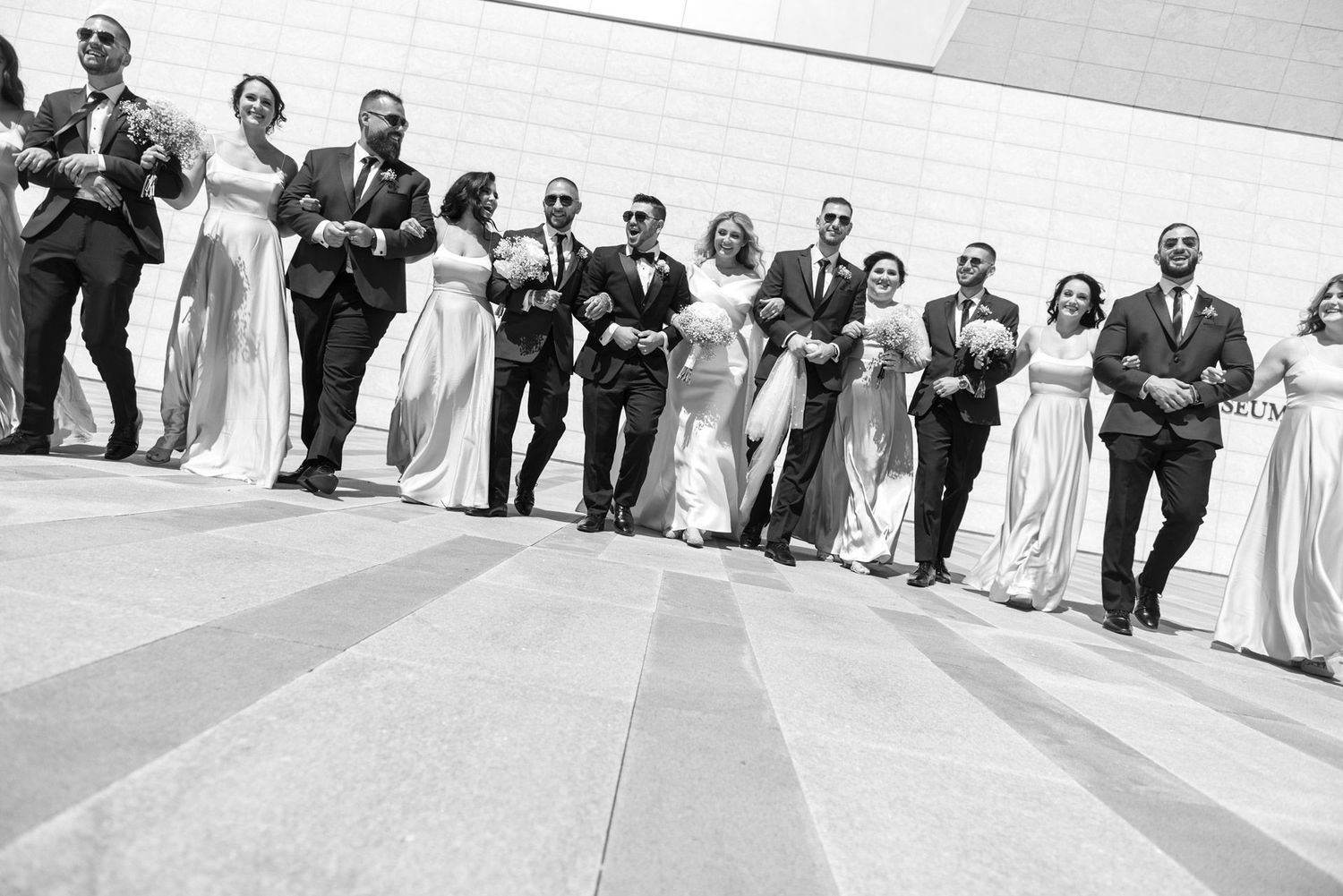 Wedding party portraits captured by Toronto wedding photographer George V Photography in Aga Khan Toronto.