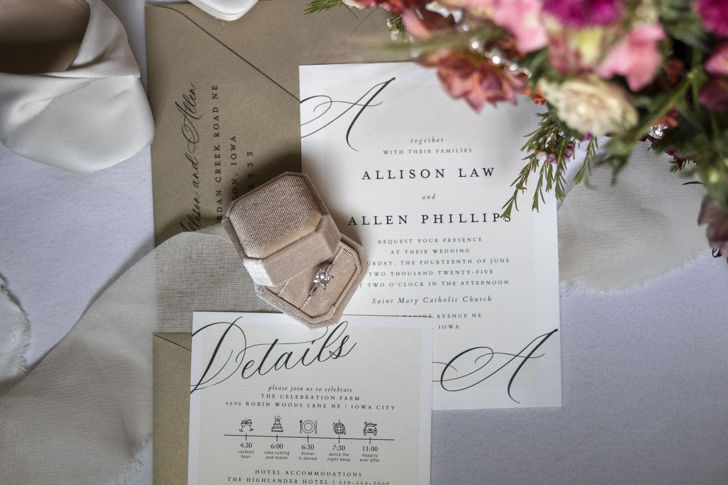 Wedding and engagement photographer based in Dubuque, Iowa capturing natural, timeless moments.