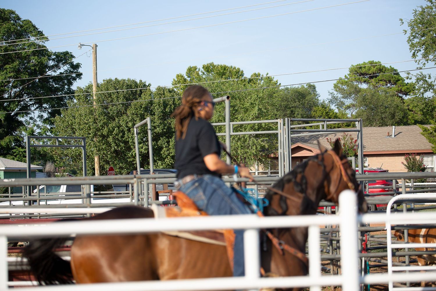 Professional rodeo photography in Oklahoma – action-packed moments of cowboys, bull riding, and barrel racing by R&T Photography