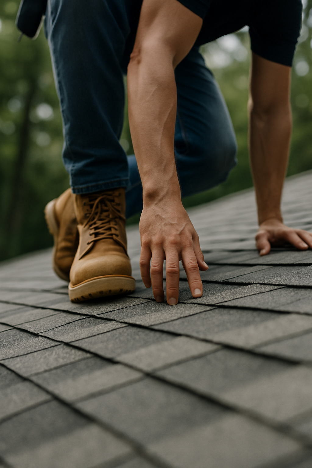 Conducting a roof inspection