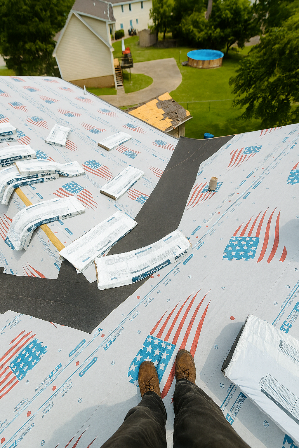 All roofs installed in accordance with manufacturer guidelines